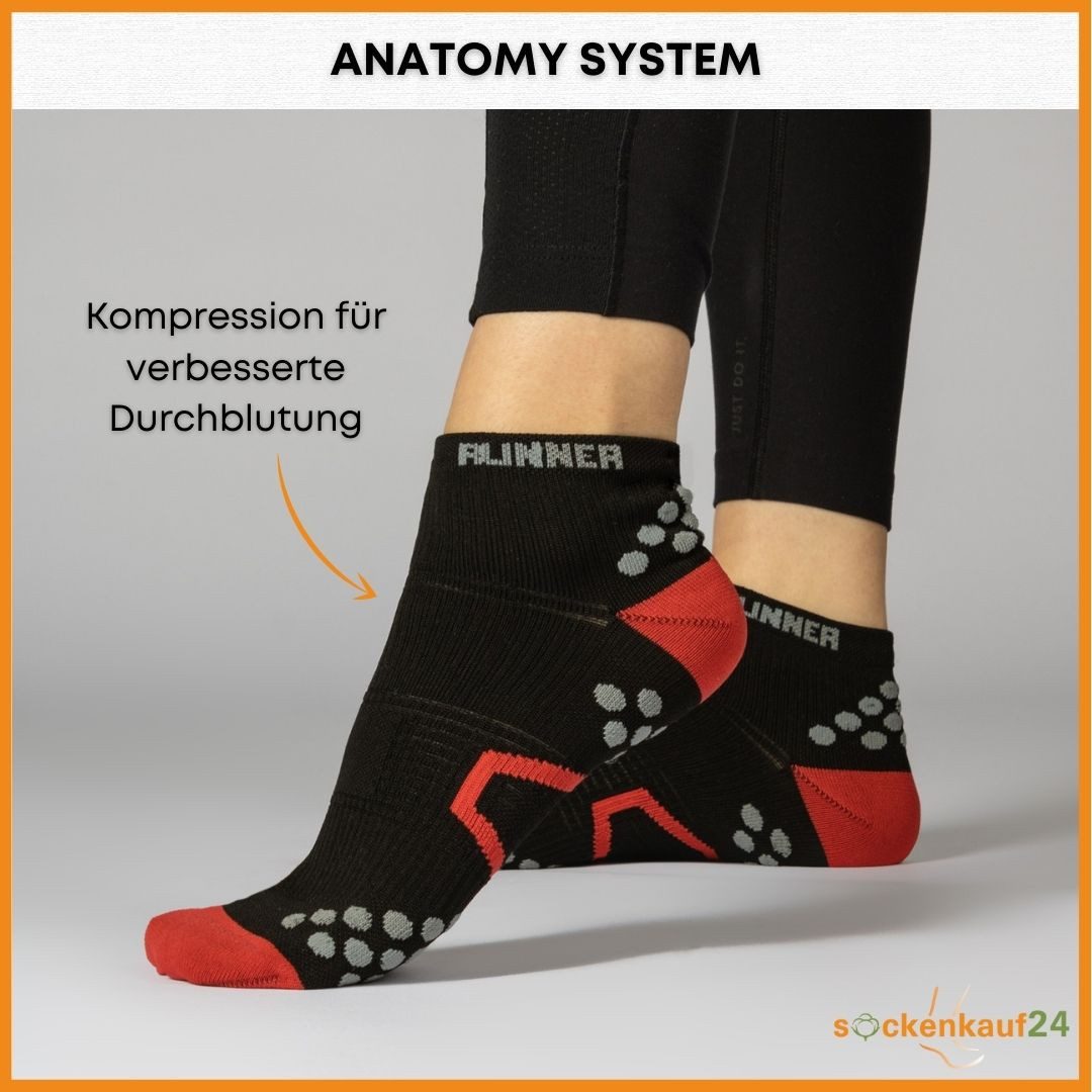 sockenkauf24 Laufsocken low Cut Sportsocken für Herren & Damen Laufsocken Kurz (3-Paar) Atmungsaktive Running Socks 50202P WP