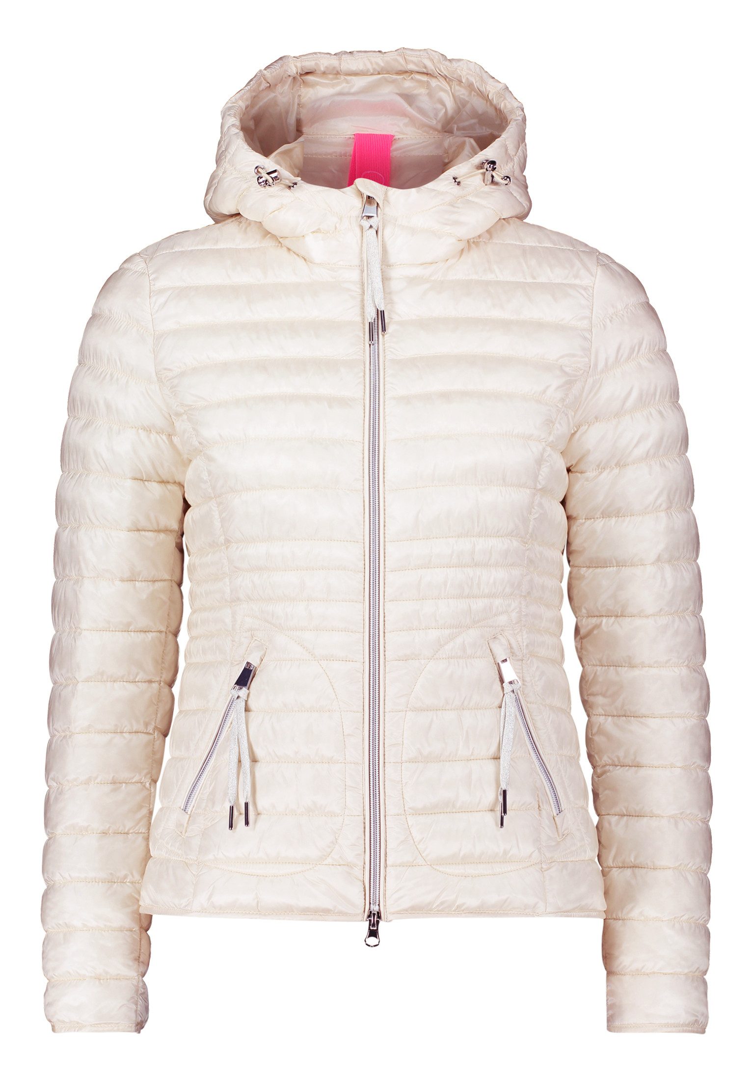 Cartoon Steppjacke Damen mit Reißverschlusstaschen günstig online kaufen