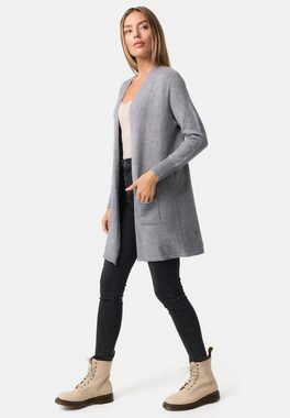 PM SELECTED Strickjacke PM73 (Elegante Strickjacke Cardigan mit aufgesetzten Front Taschen)