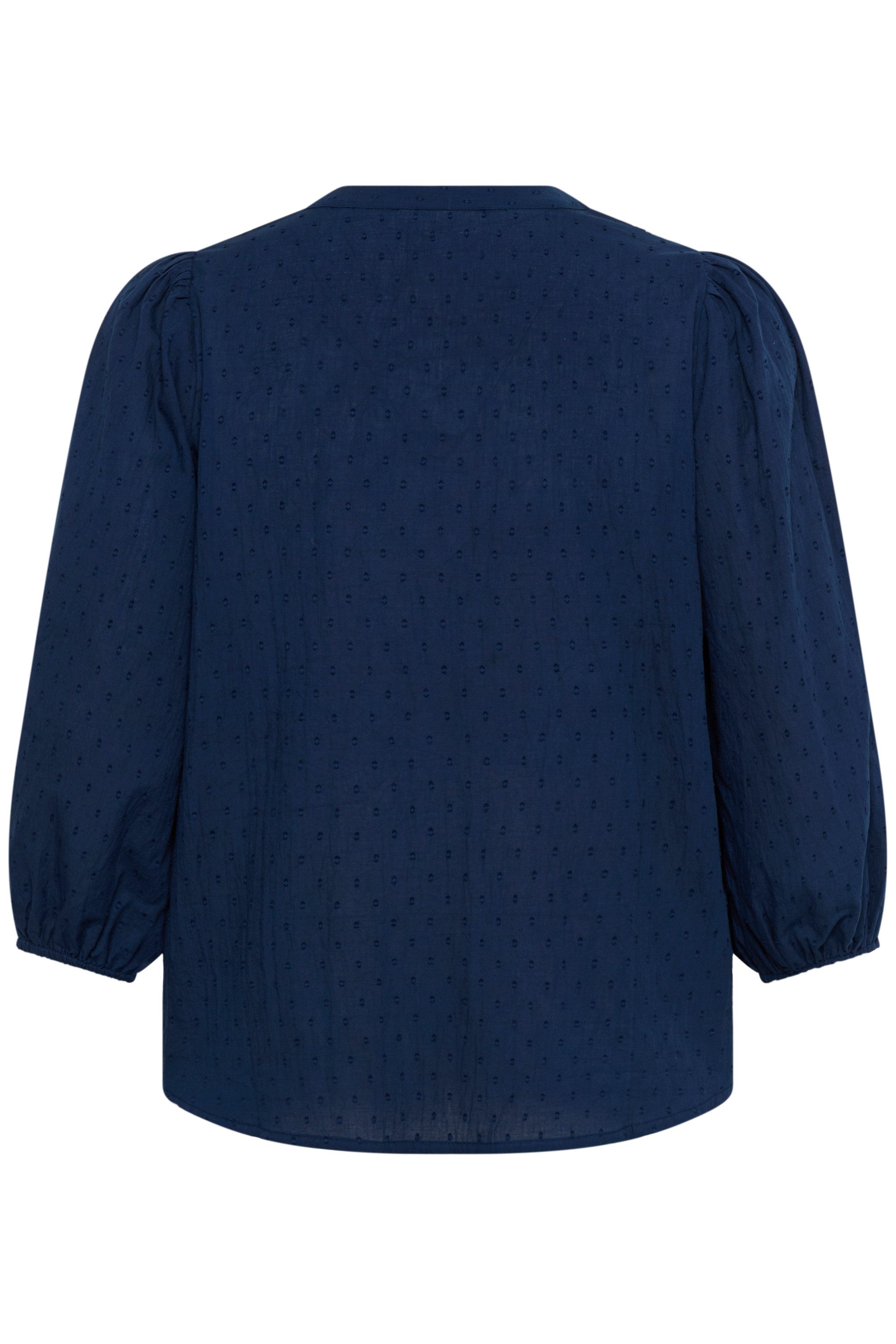 KAFFE Curve Langarmbluse Langarm-Bluse KCsilla Große günstig online kaufen