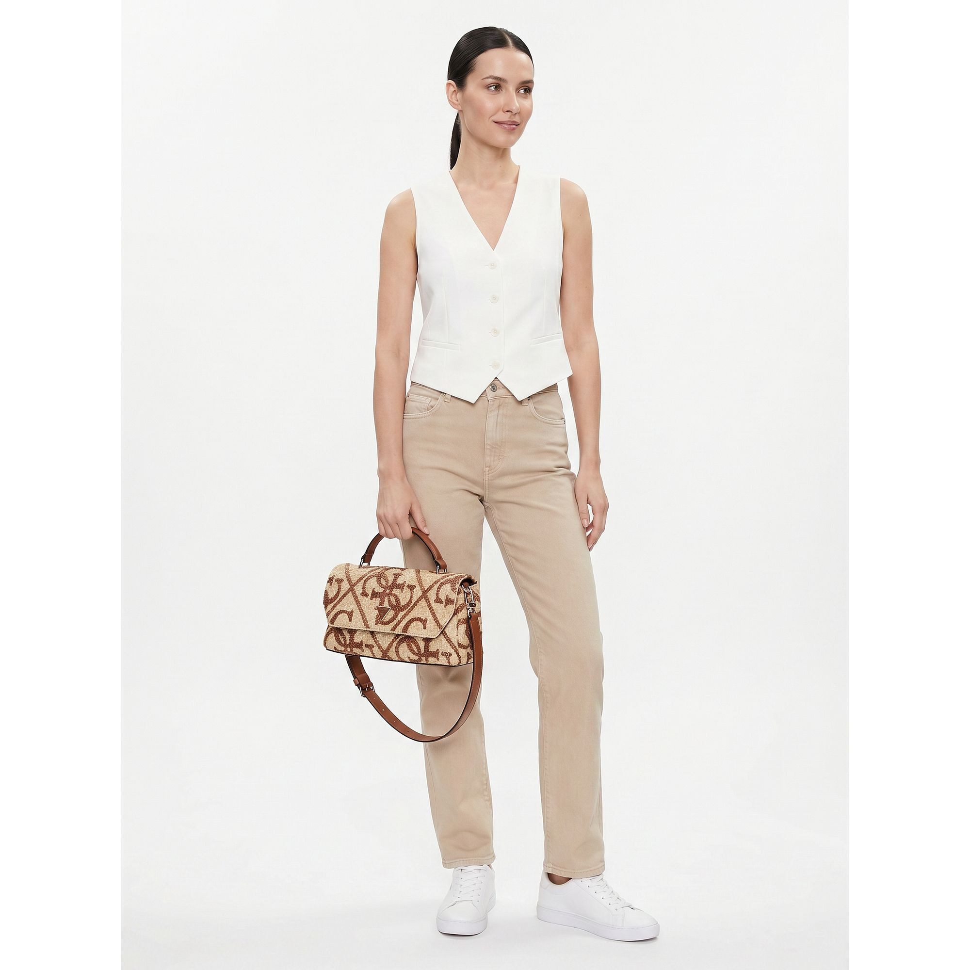 Guess Henkeltasche Kirsten, Polypropylen