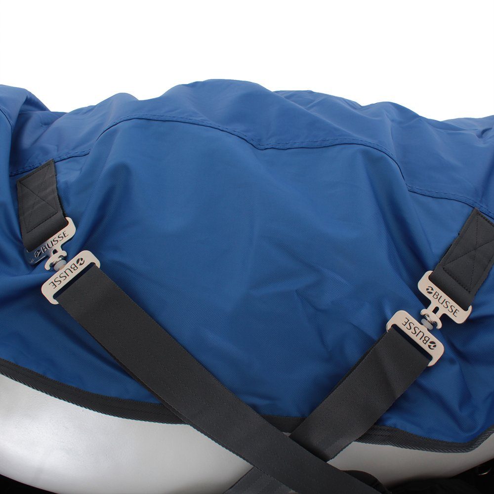 BUSSE Pferde-Regendecke Busse Outdoordecke Windchill 100g - royal (grau)