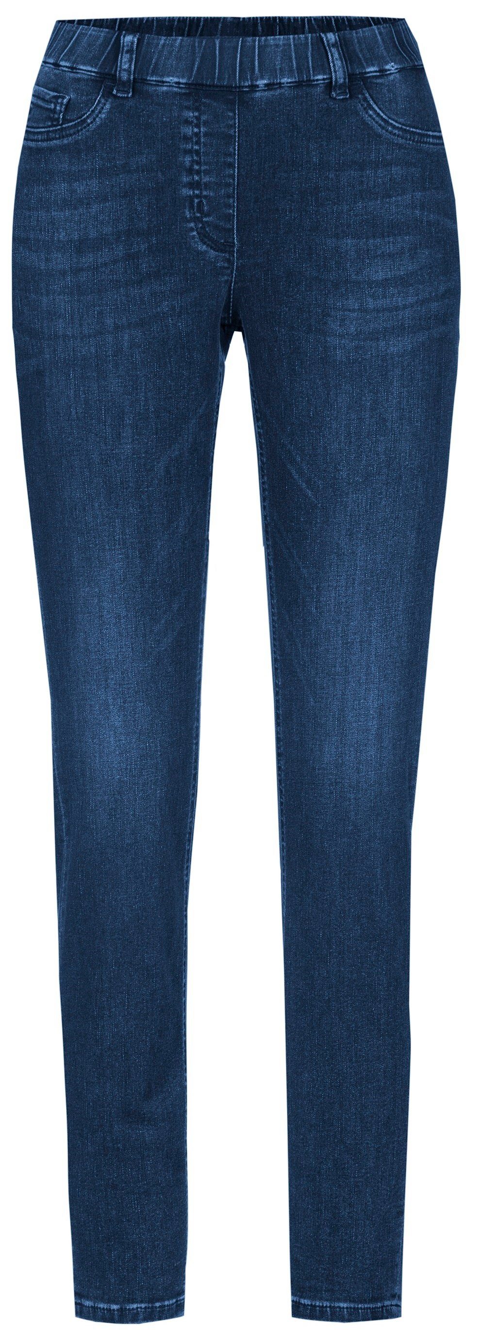 Stehmann Schlupfjeans Sissi-780W, schmale Superstretch-Jeans mit elastischem Bund Superstretch-Jeans mit elastischem Bund