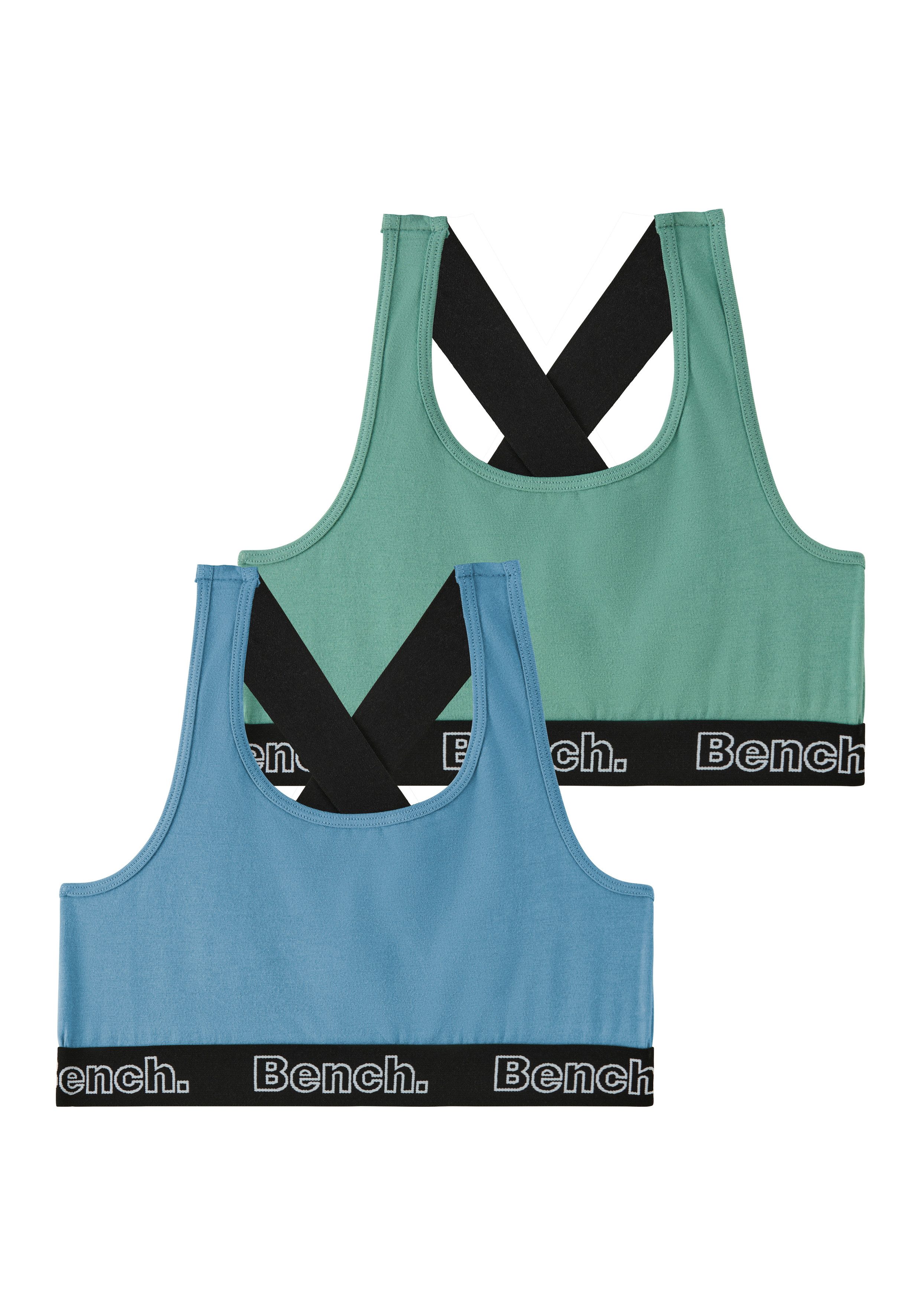 Bench. Bustier (Packung, 2-tlg) mit weichem Webbund