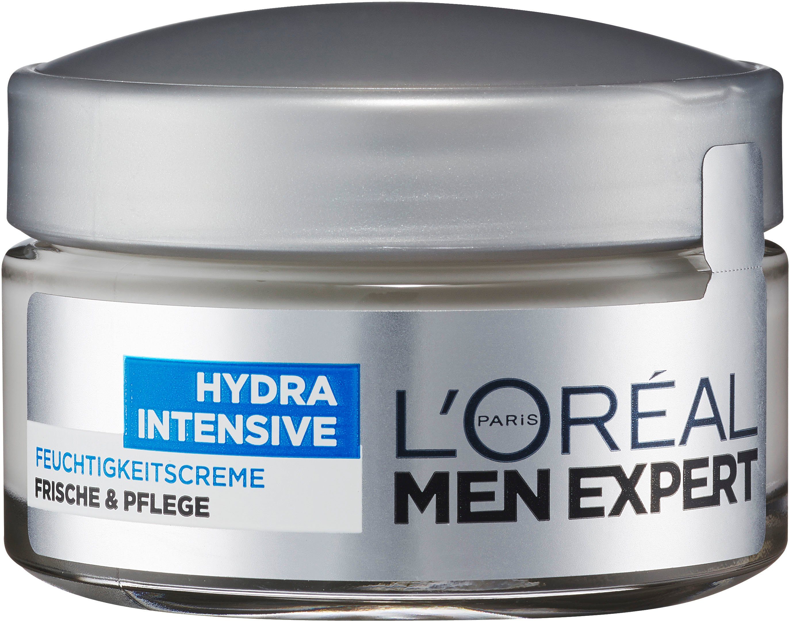 L'ORÉAL PARIS MEN EXPERT Feuchtigkeitscreme Hydra Intensive, feuchtigkeitsspendend, stärkt die Haut gegen tägliche Belastung