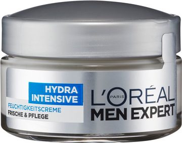 L'ORÉAL PARIS MEN EXPERT Feuchtigkeitscreme Hydra Intensive, für sensible Männerhaut; zieht schnell, ohne fetten ein