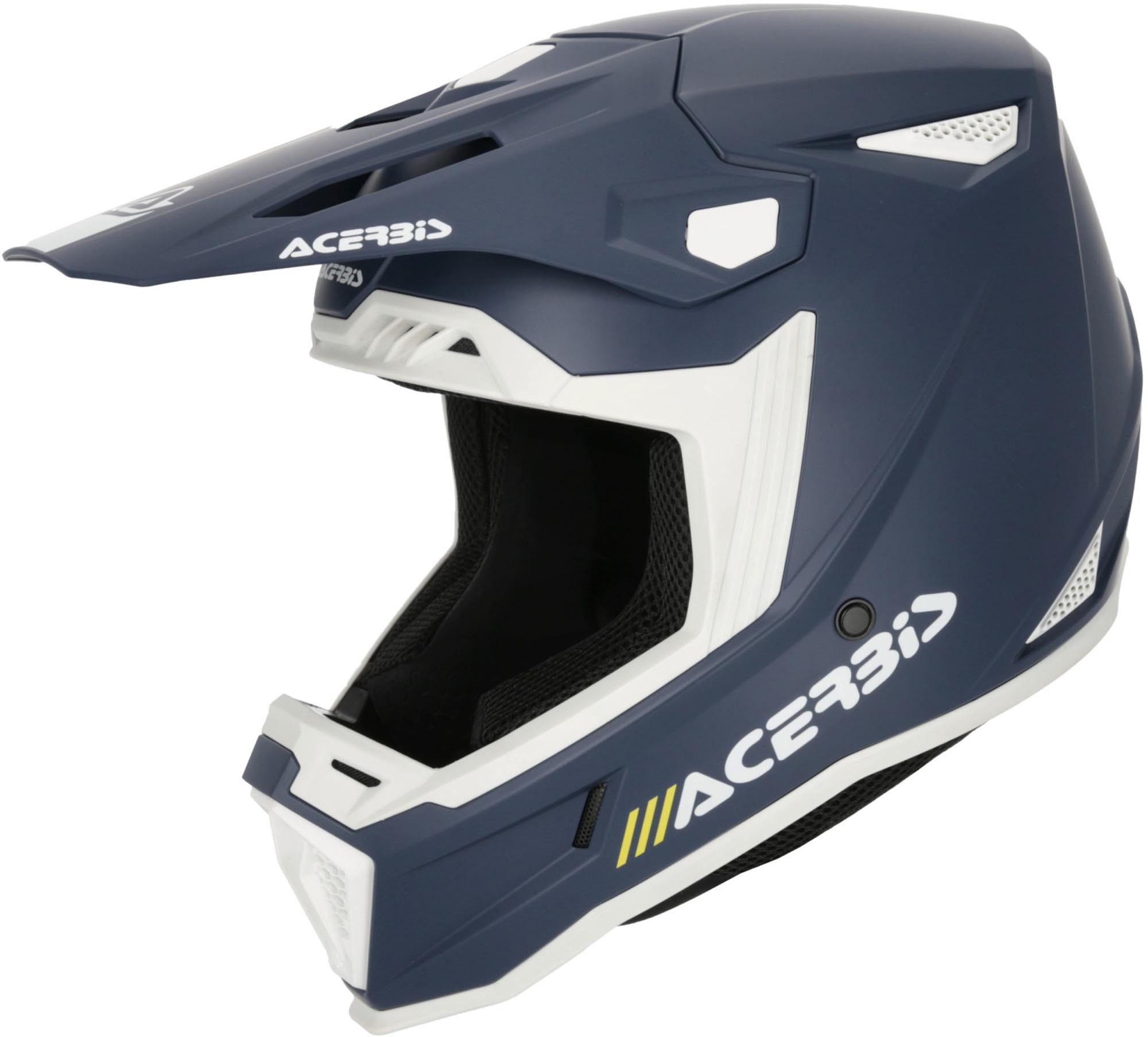 Acerbis Motocrosshelm Whoops Motocross Helm, Vorbereitet Für Kommunikationssystem,herausnehmbares Innenfutter