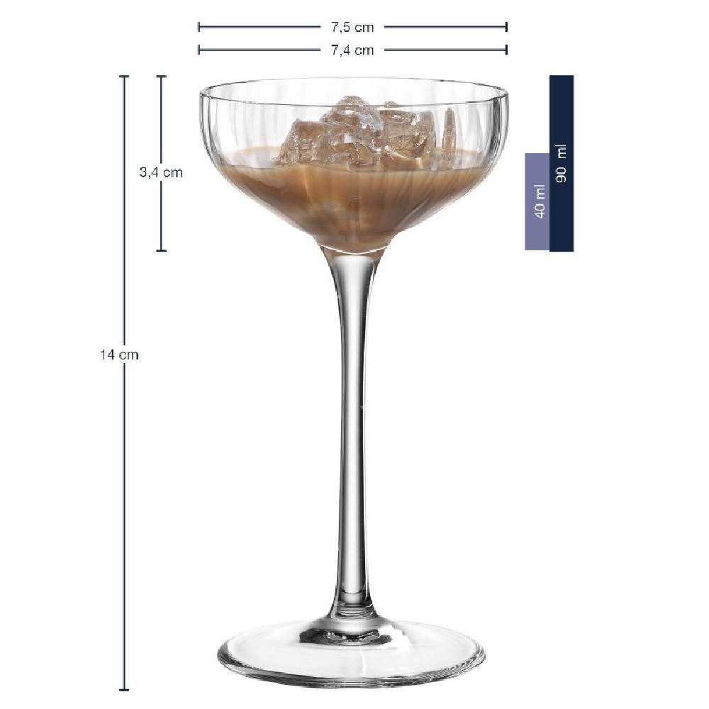 LEONARDO Schnapsglas Leonardo Likörschale Poesia Klar