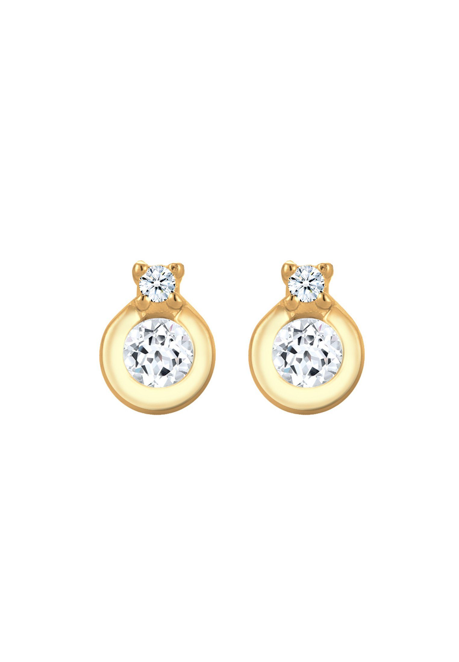 Elli DIAMONDS Paar Ohrstecker Ohrstecker Kreis günstig online kaufen