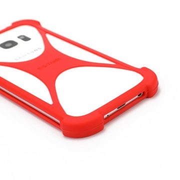 K-S-Trade Handyhülle für Apple iPhone 13, Handy-Hülle Schutz-Hülle Bumper Silikon Schutz Hülle Cover Case