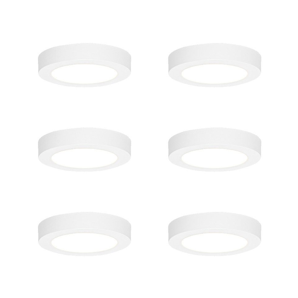 Qazqa LED Einbaustrahler 105156, Dimmbar, LED fest integriert, Extra-Warmweiß