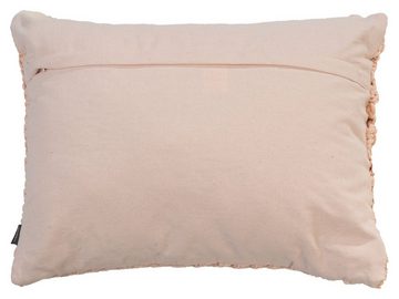 Dekokissen Kissen RUSSO, 50 x 40 cm, Creme, Baumwolle, mit Reißverschluss und Füllung