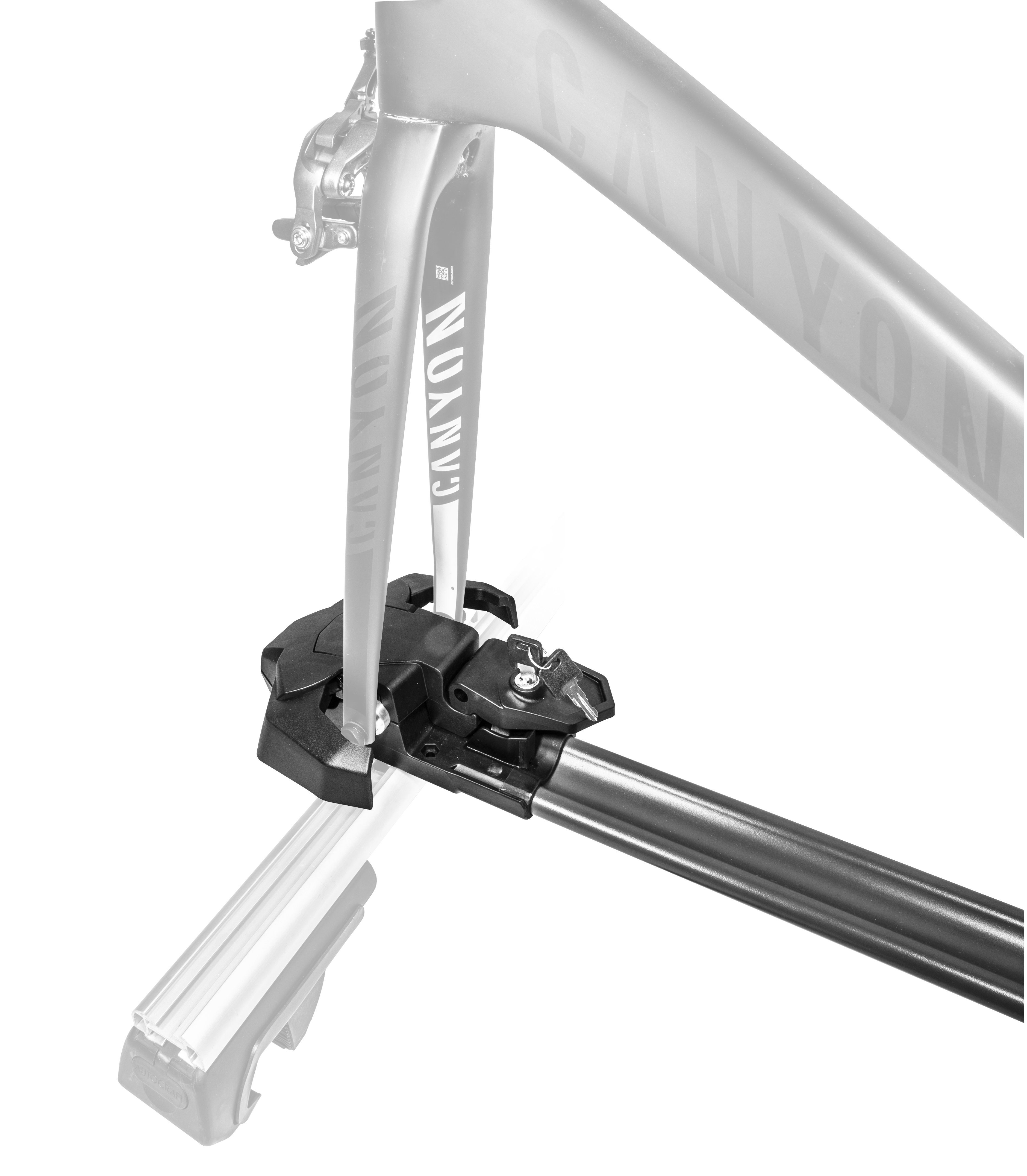 Kupplungsfahrradträger PERUZZO Dachfahrradträger PURE INSTINCT ROOF FORK, schwarz