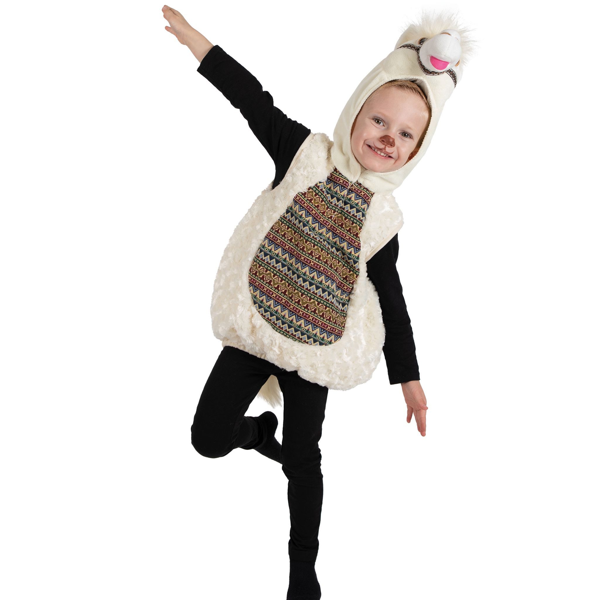 p`tit clown Kostüm Lama Verkleidung Alpaka Yurak für Kinder