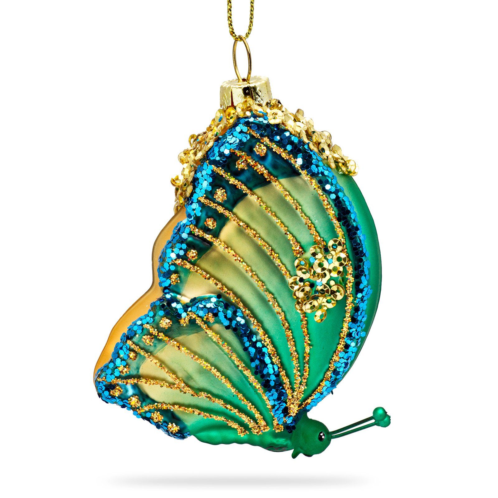 SIKORA Christbaumschmuck Schmetterling besondere Weihnachtskugel Glas Anhän günstig online kaufen