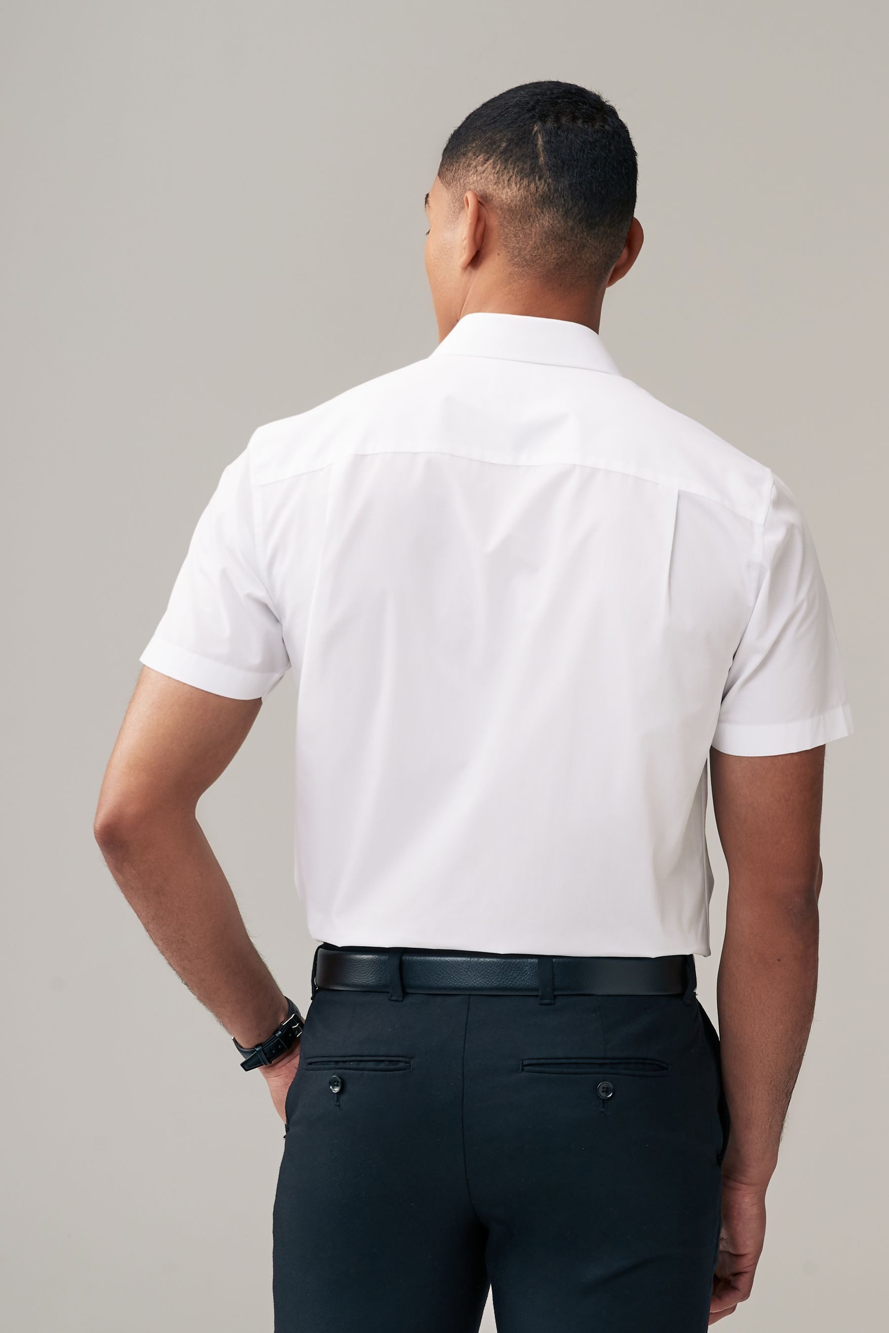 Next Kurzarmhemd Easy Care Kurzarm-Hemden, 2er-Pack günstig online kaufen