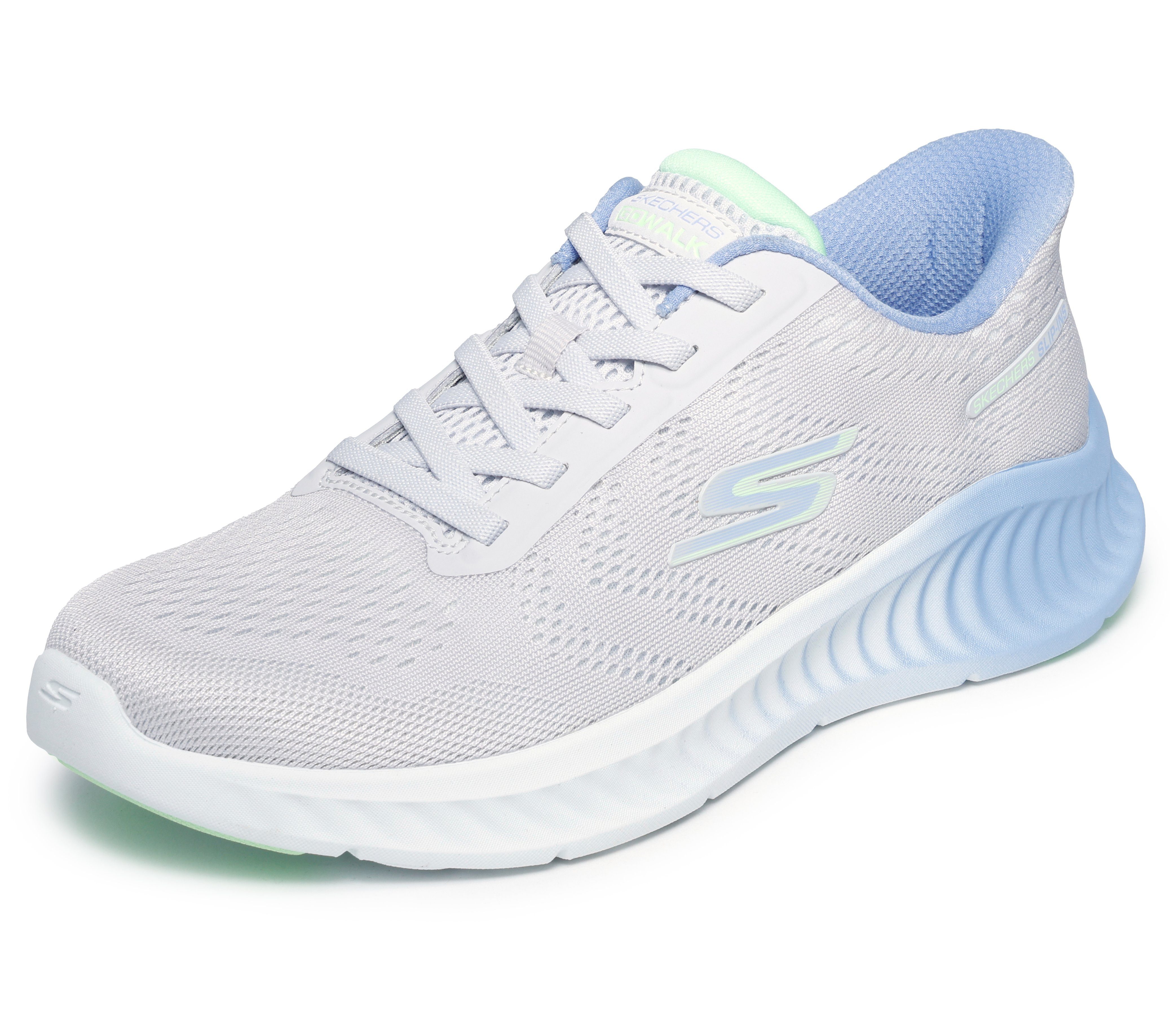 Skechers GO WALK NOW-KHLOE Slip-On Sneaker Freizeitschuh mit Fersenkissen und Slip-ins Technologie