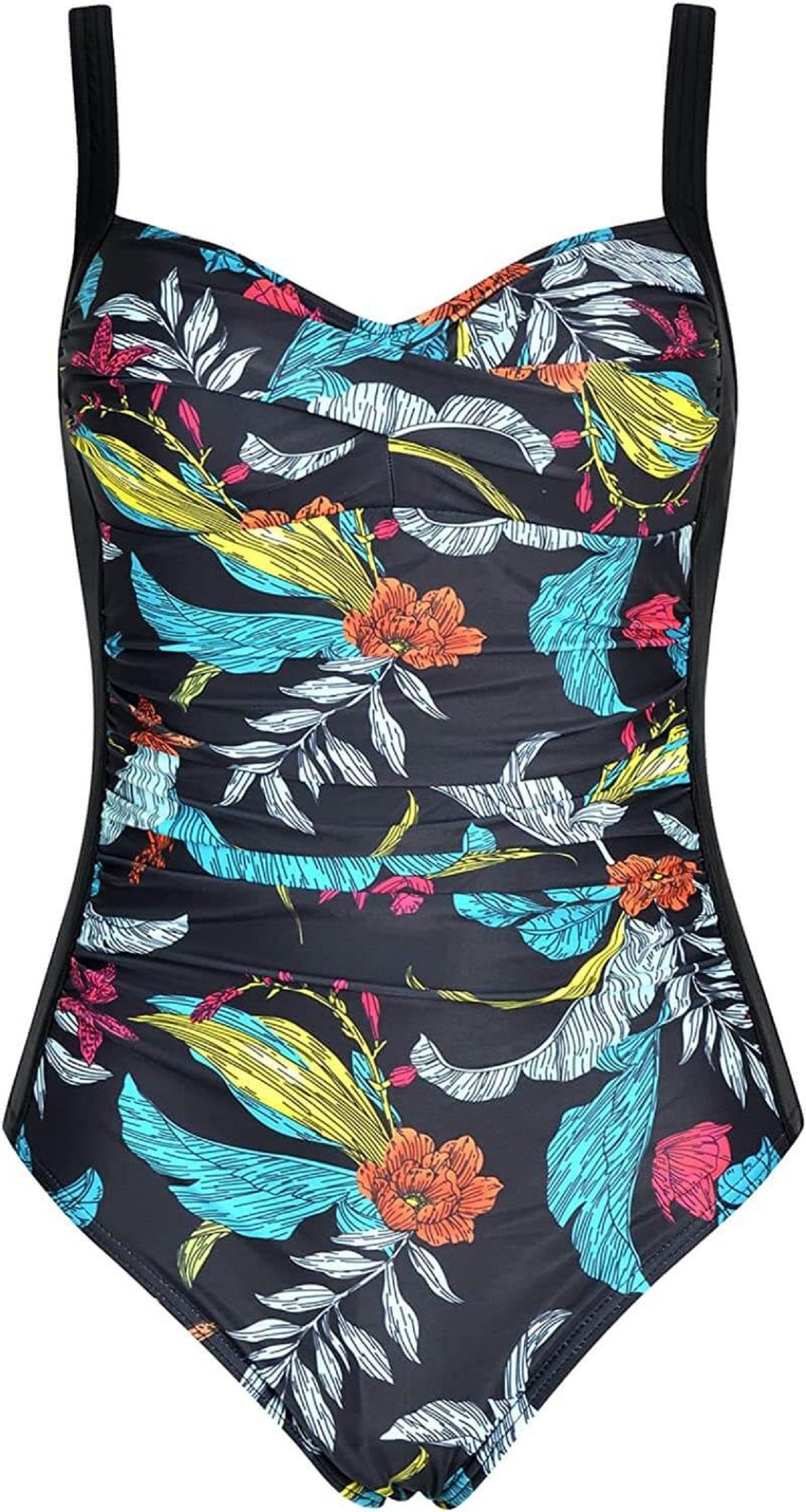 COFI 1453 Badeanzug Blumenmuster-Badeanzug für Damen günstig online kaufen