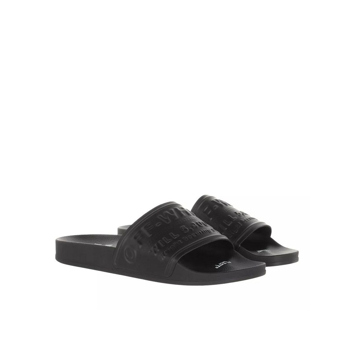 OFF-WHITE schwarz Pantolette (1-tlg)