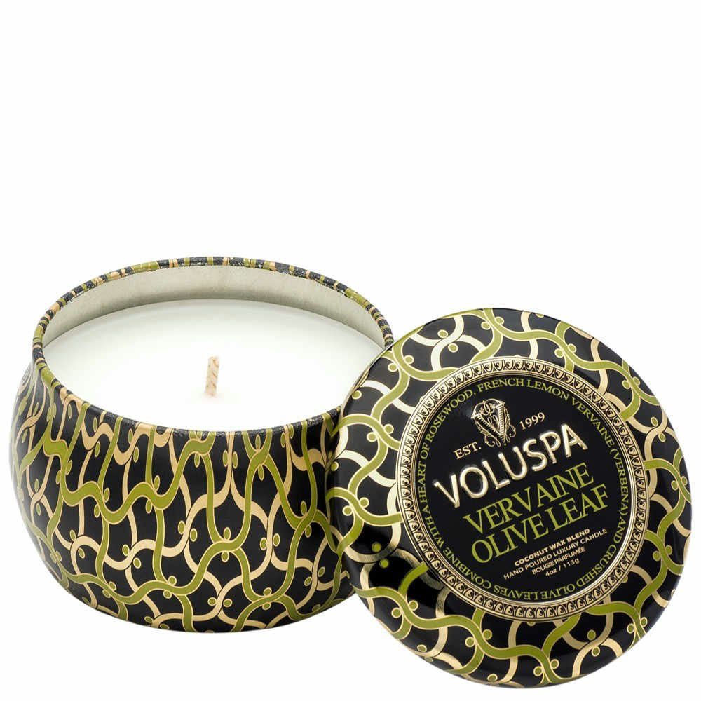 VOLUSPA Duftkerze Petite Tin Candle VERVAINE OLIVE LEAF