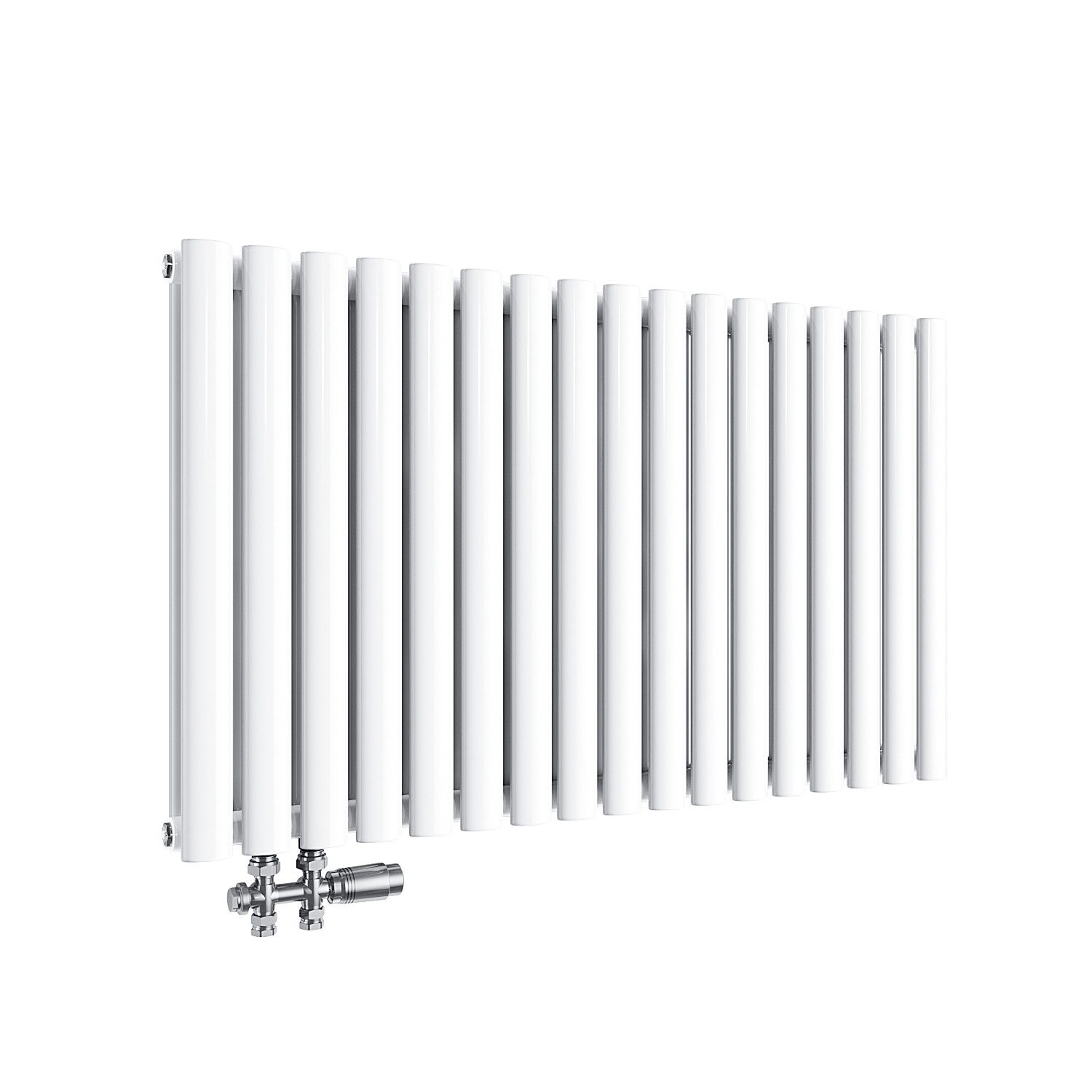 ELEGANT Badheizkörper Heizkörper Design Bad Heizkörper weiß, modern, mit Multiblock Thermostat