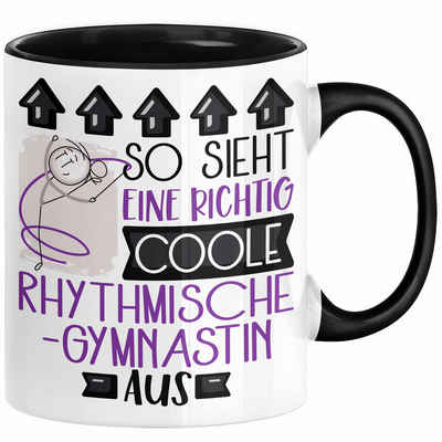 Trendation Tasse Rhythmische Gymnastin Geschenk Tasse Geschenkidee für Rhythmische Gymn