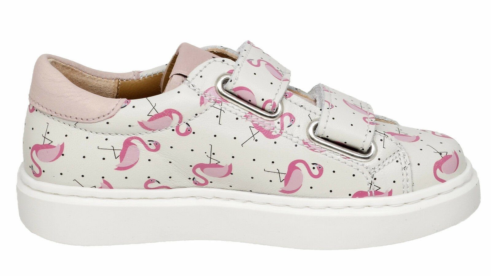 MAA MAÁ mit Mädchen Sneaker Schuhe Slipper Leder Sneaker C285 Flamingos