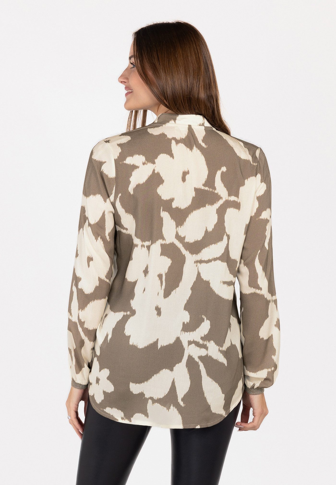 Key Largo Langarmbluse WB LORELEI v-neck (1-tlg)