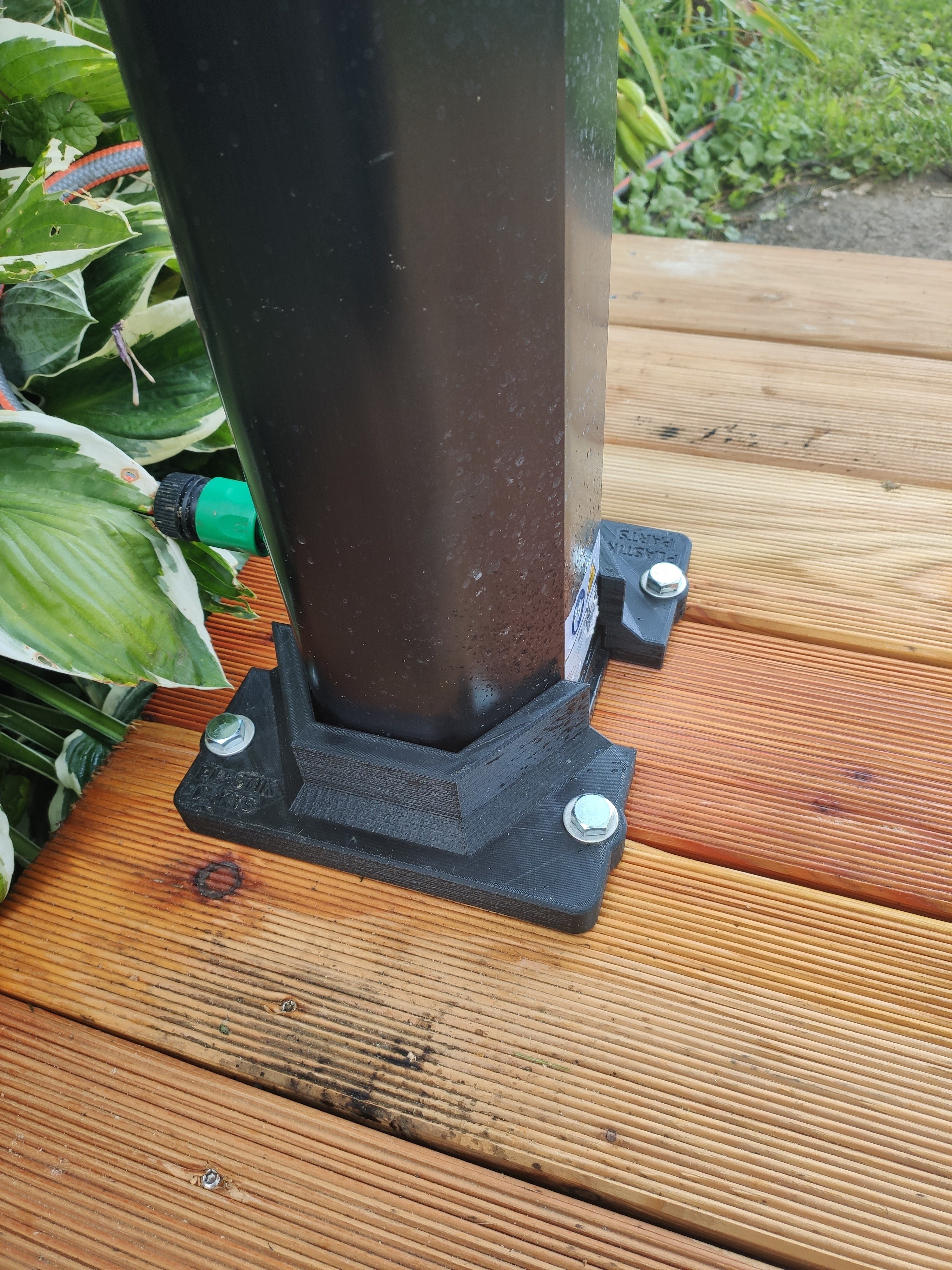 Plastik Parts Solardusche Solardusche Arebos SD58B SD58D 35 Liter Kippschutz Montageset
