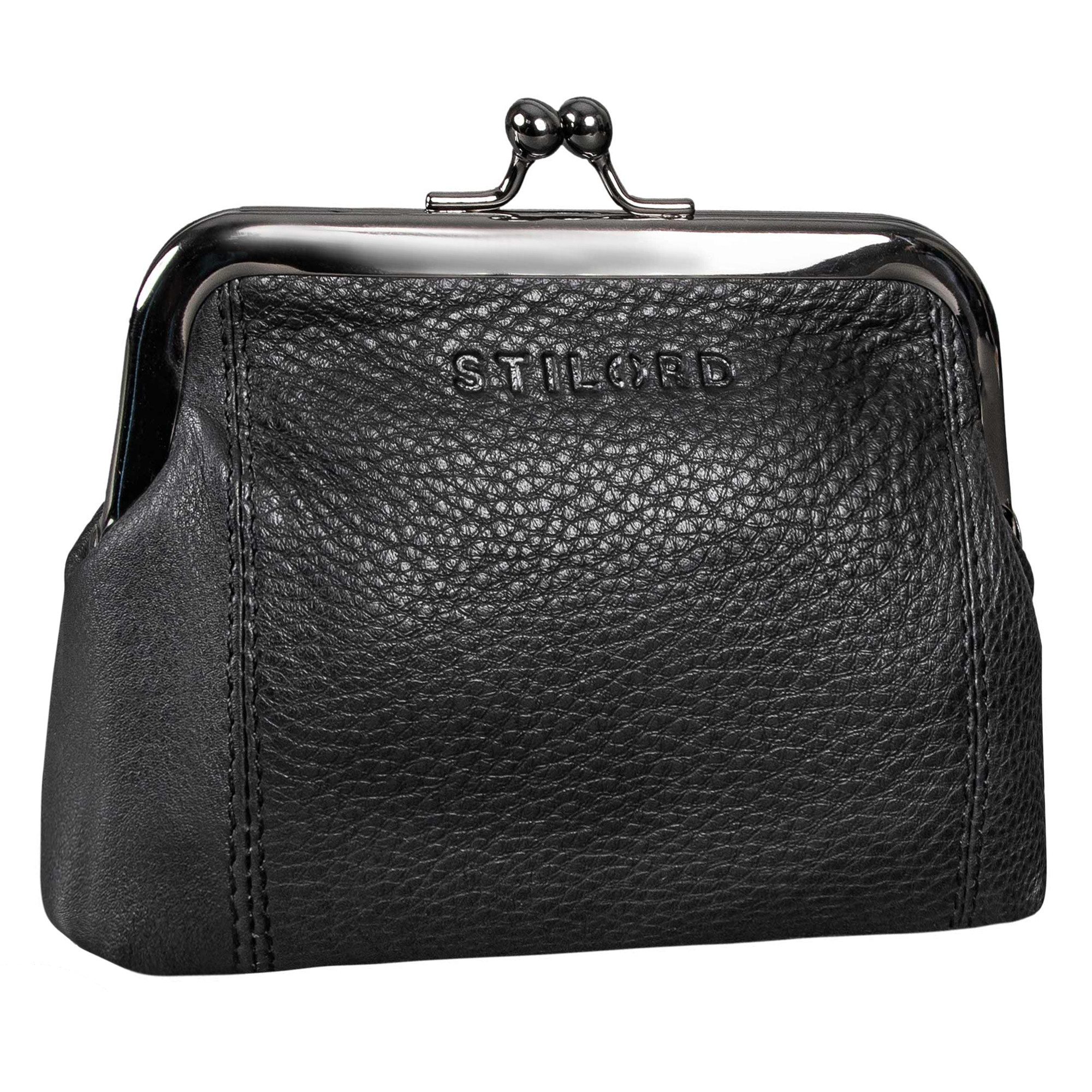 STILORD Geldbörse "Goldie" Vintage Kiss-Lock Münzbeutel Kleines Portemonnai günstig online kaufen