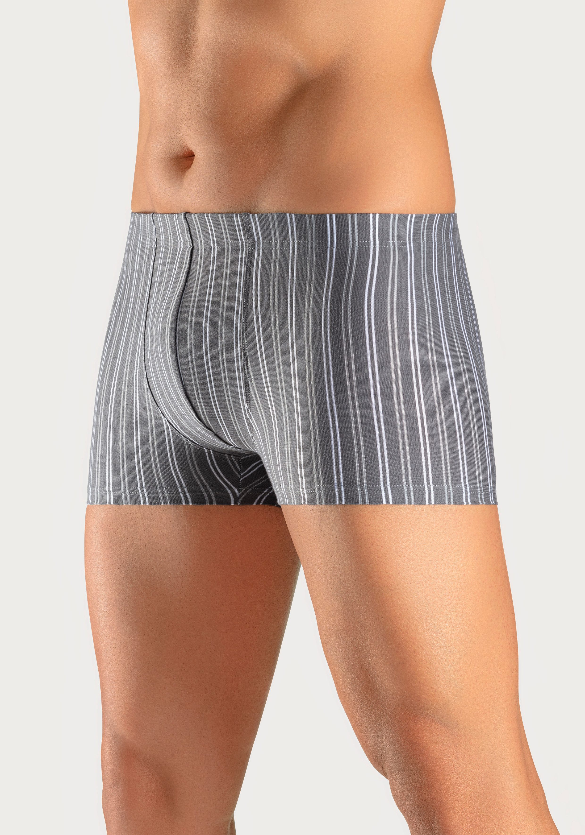 le jogger® Boxer Boxershorts für Herren (Packung, 3-St) mit garngefärbten Streifen – Bild 5 von 5