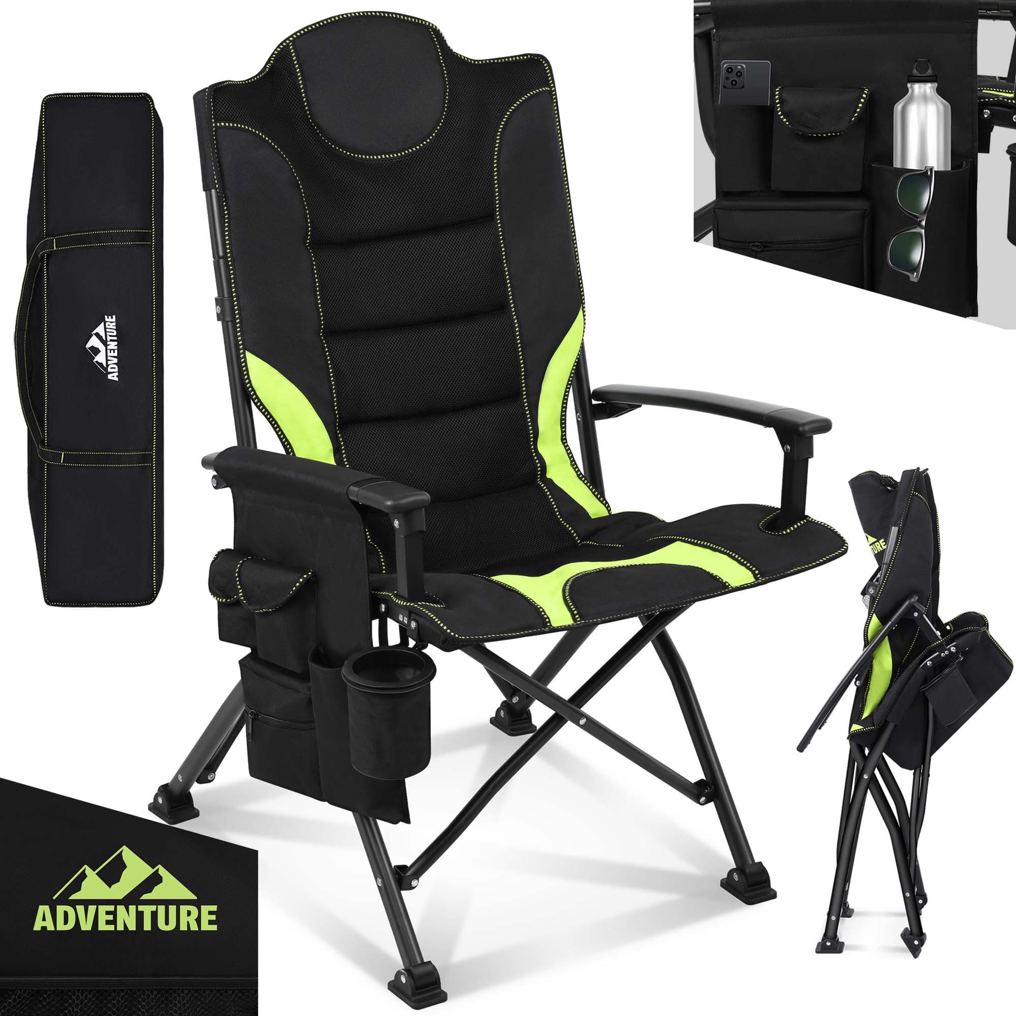 Onbest Campingstuhl faltbar bis 150kg inklusive Tragetasche, Gepolstert, Ge günstig online kaufen