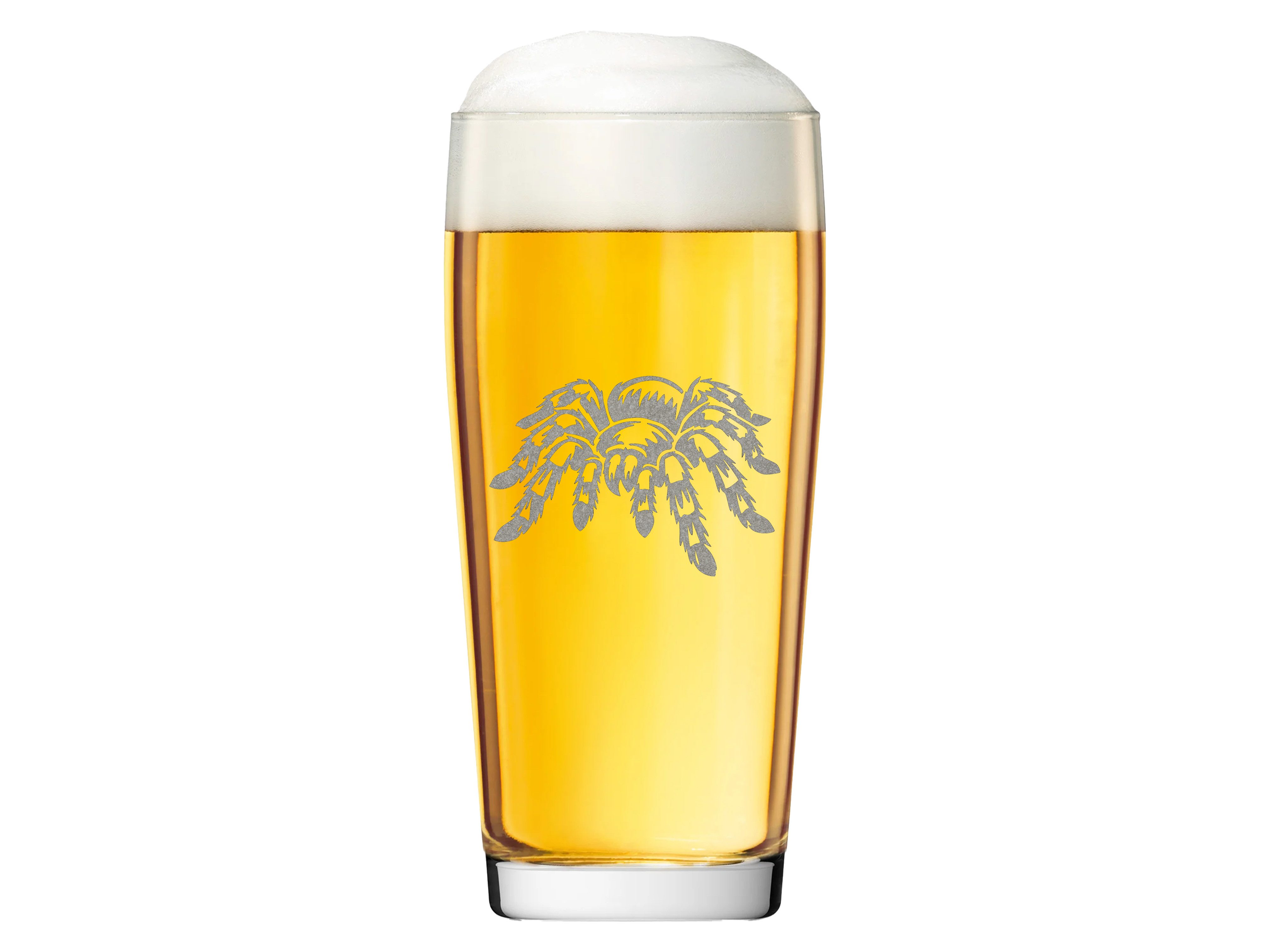 Valhalla Bierglas Gravur Vogelspinne Tarantel 500ml spülmaschinenfest, 1-tlg., Glas, Atemberaubende Darstellung