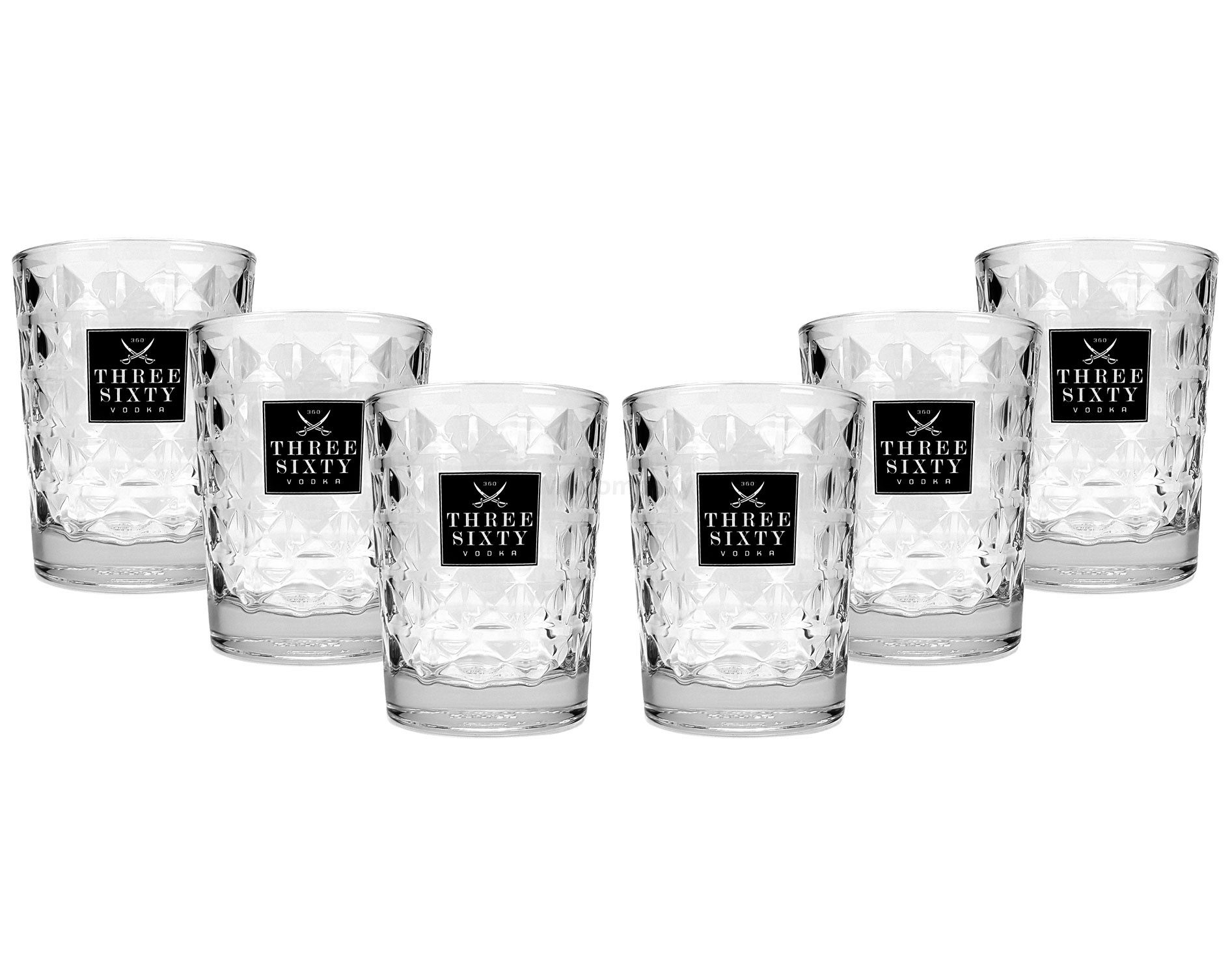 Gläser-Set Three Sixty Glas Gläser Set - 6x Tumbler 0,2l