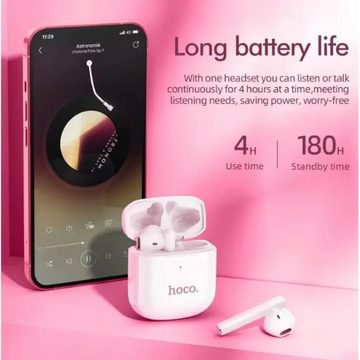 HOCO Drahtloses Bluetooth-Headset TWS EW19 Plus delighted pink Bluetooth-Kopfhörer