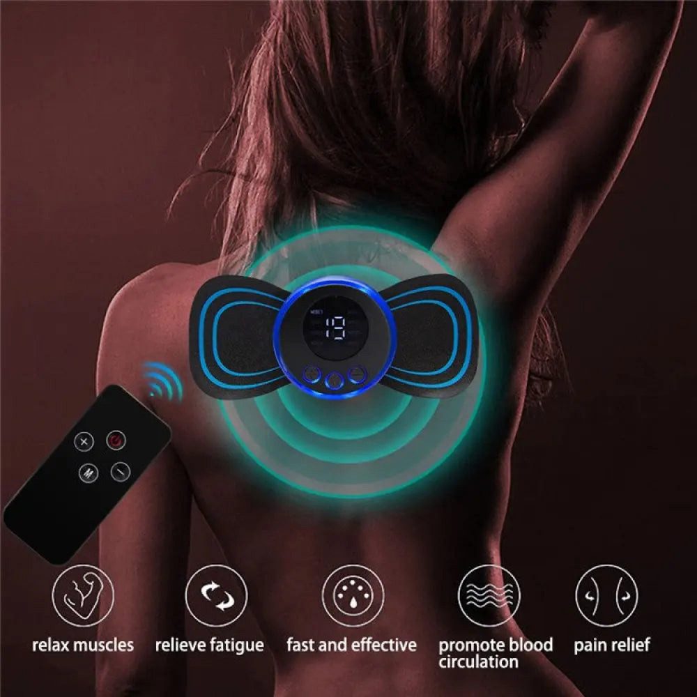 Sport-Knight® Massagegerät Elektrisches Nackenmassagegerät mit TENS & Fernbedienung, beinhaltet Nackenmassagegerät & Fernbedienung