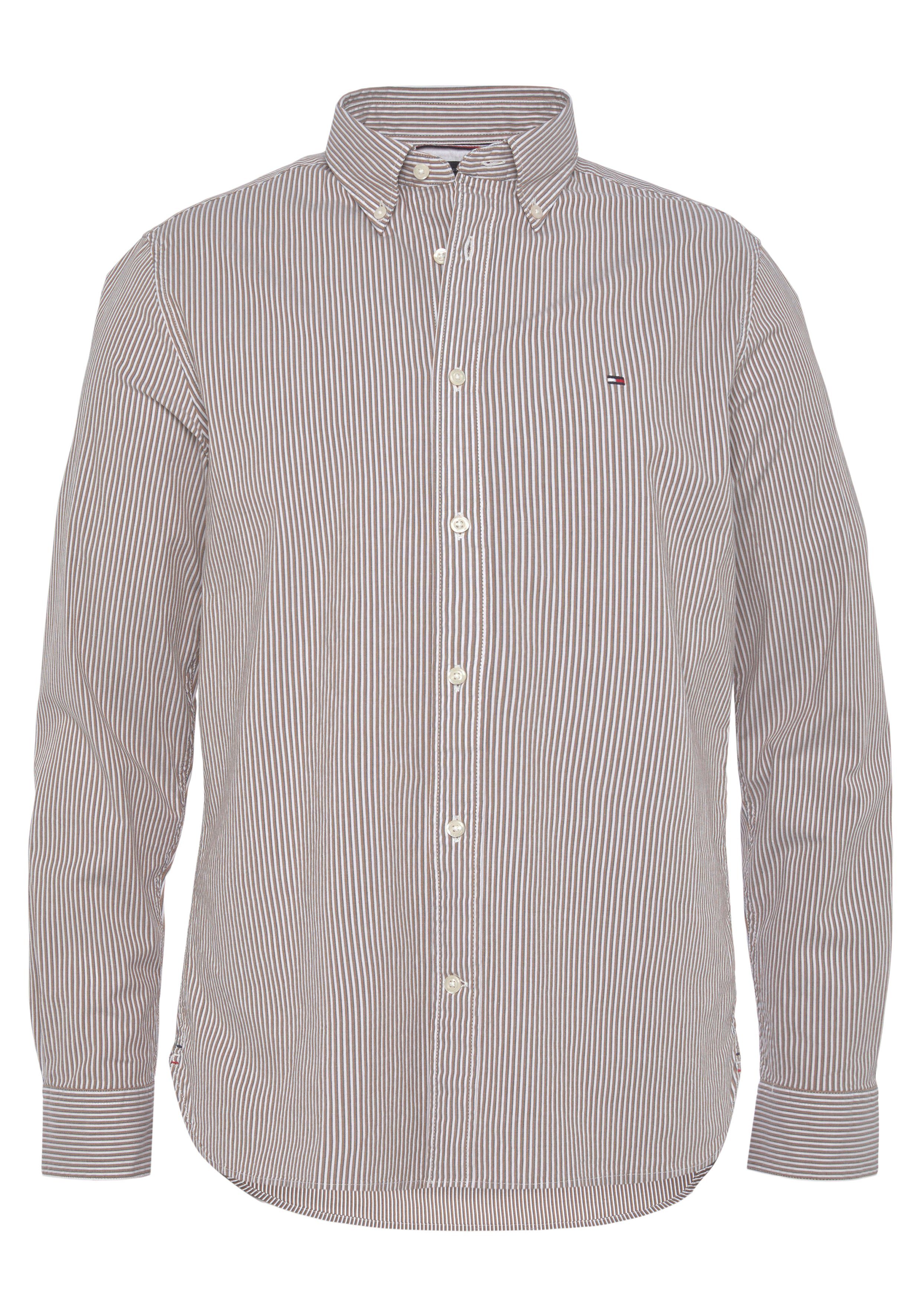 Tommy Hilfiger Langarmhemd FLEX MULTI STRIPE RF SHIRT