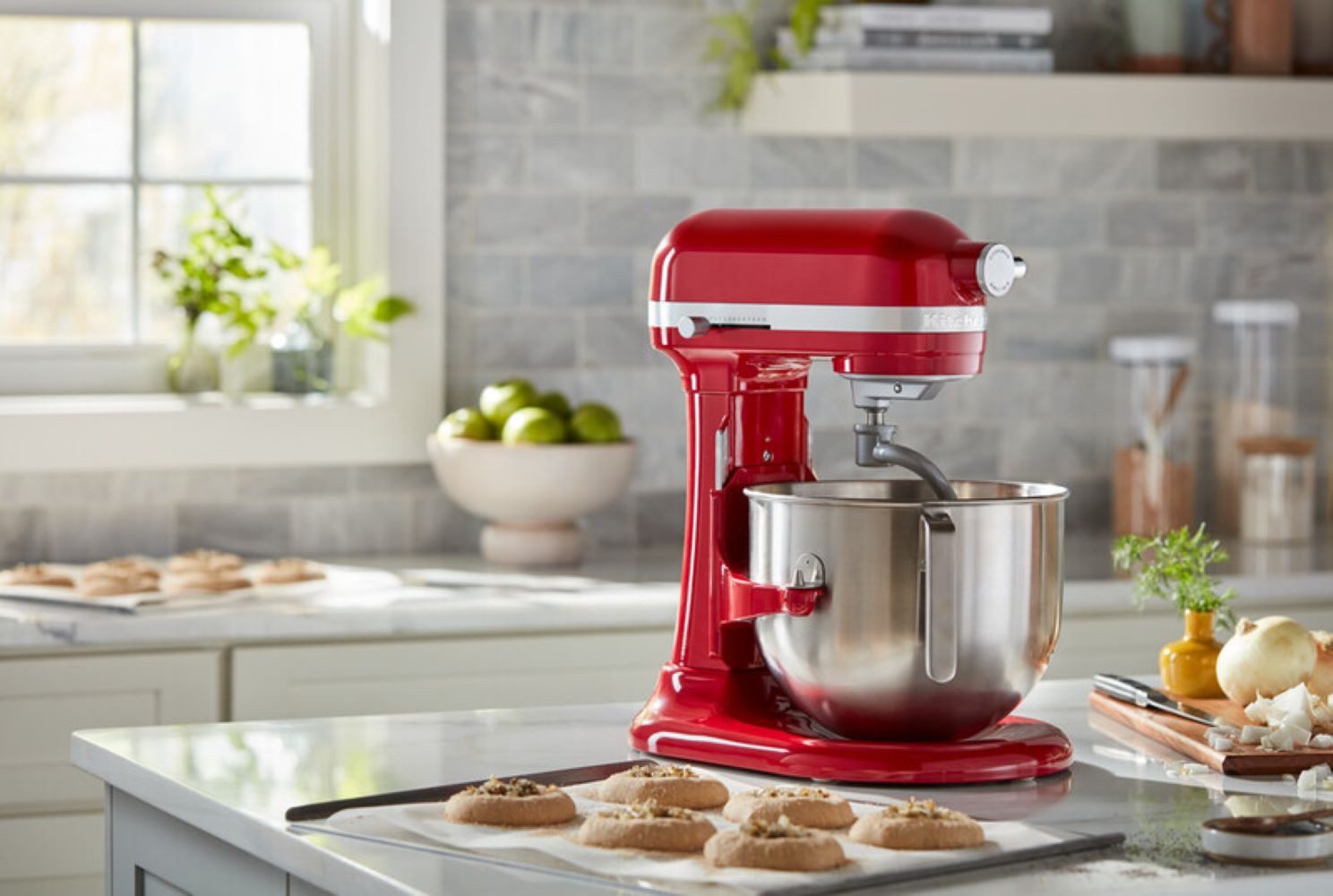 KitchenAid Küchenmaschine KitchenAid Küchenmaschine mit Schüsselheber 6,6 L Heavy Duty 5KSM70JPX