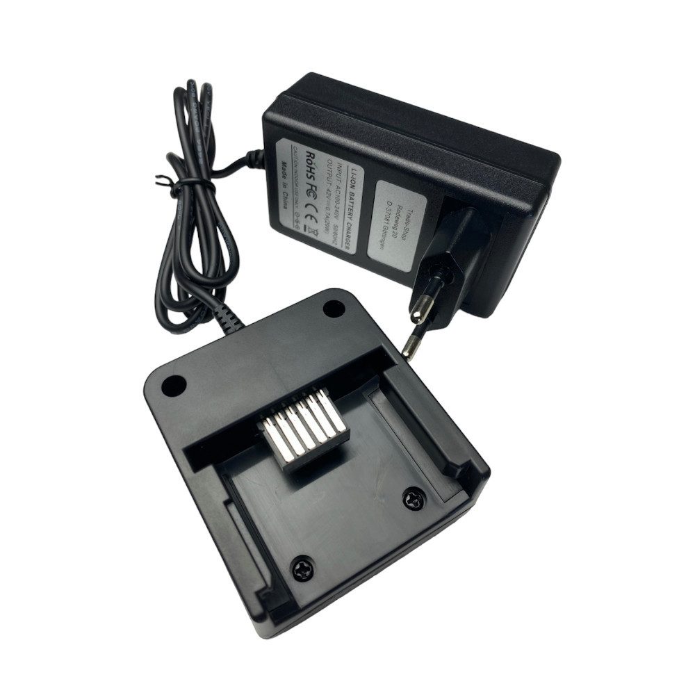 Trade-Shop Schnell-Ladegerät 42V 0,7A passend für Black & Decker BL1336 BL1336-XJ Netzteil (Geeignet für Li-Ion Akkus mit 36V / LED-Anzeige für den Ladezustand)
