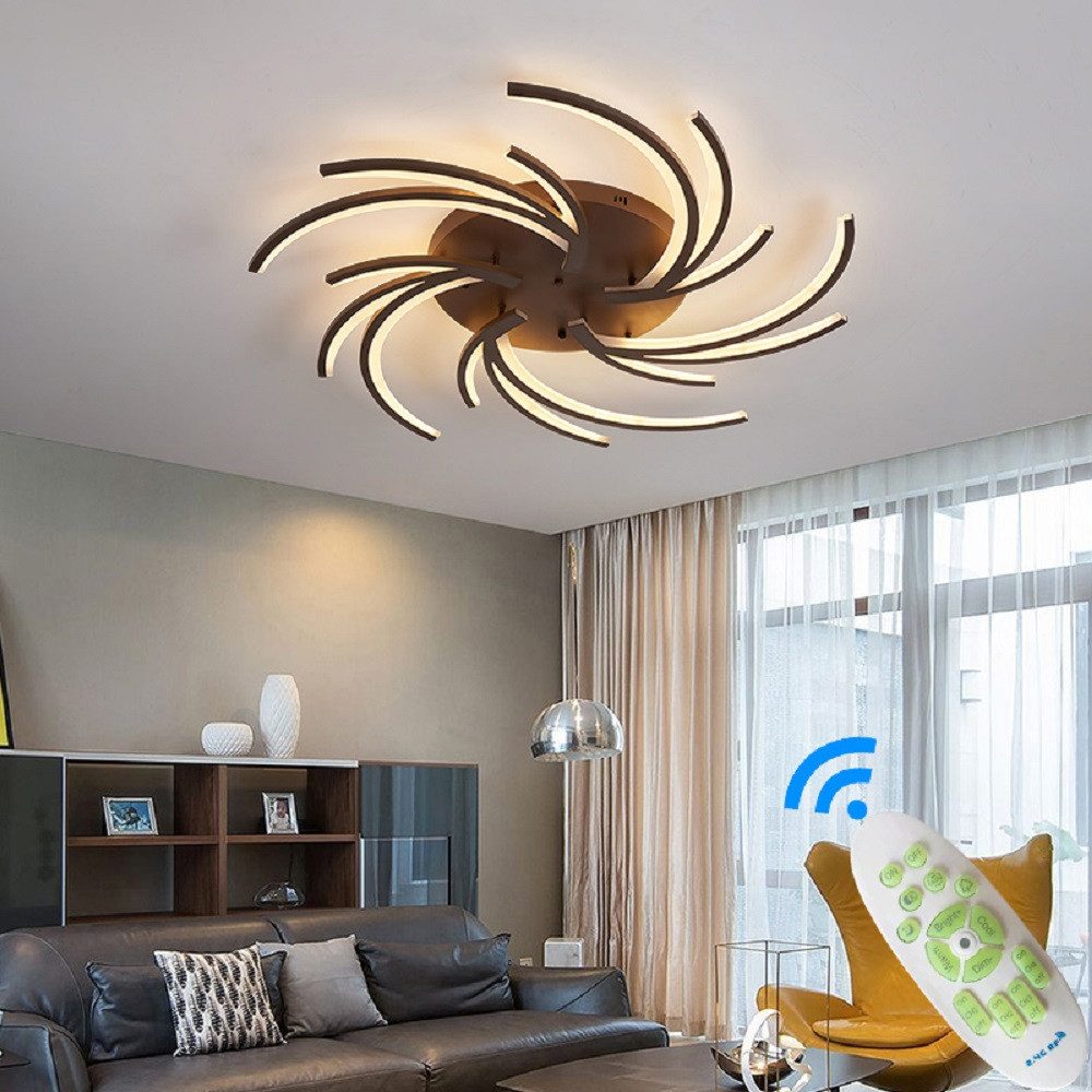 Eurotondisplay LED Deckenleuchte LED Deckenleuchte 2042 Fernbedienung Licht günstig online kaufen