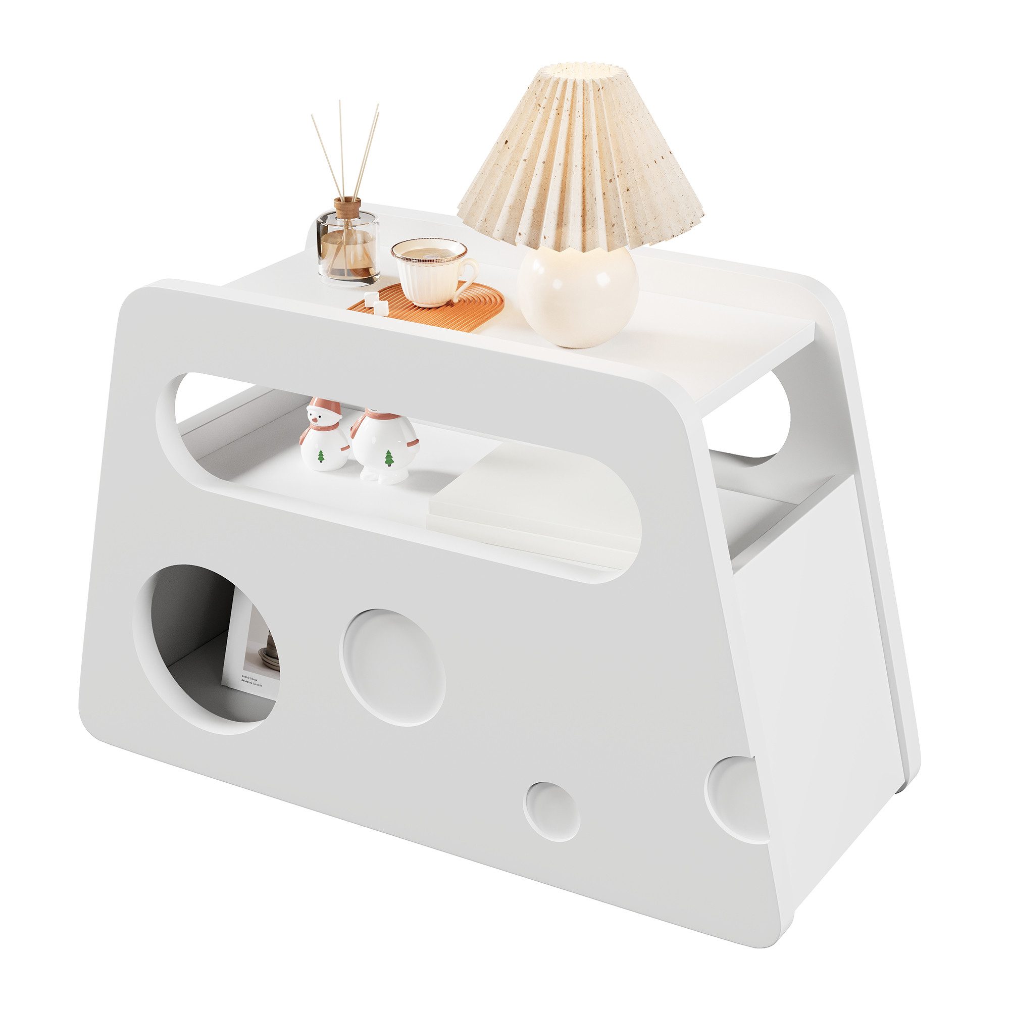 Merax Couchtisch (1-St), Beistelltisch mit Rollen, günstig online kaufen