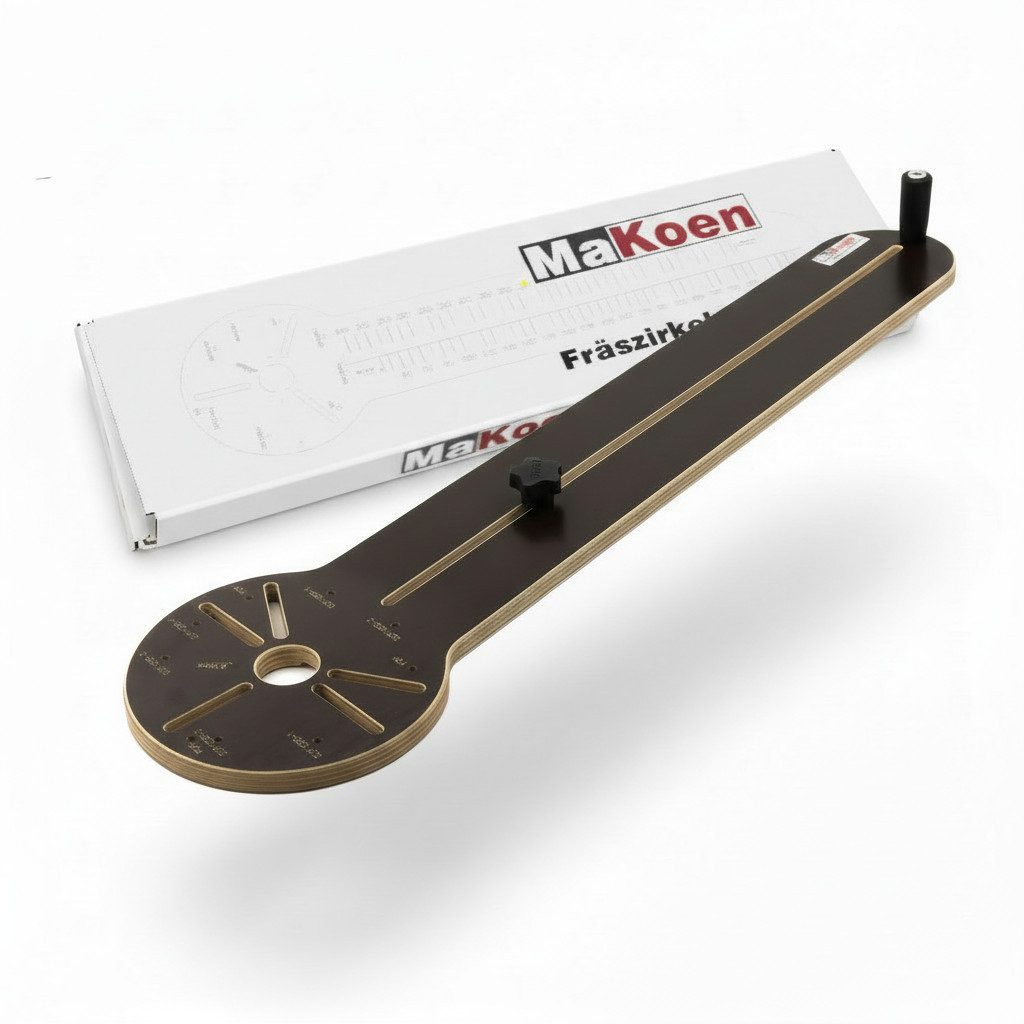 MaKoen Frässchablone MaKoen Fräszirkel für Oberfräse Festool Bosch Makita und DeWalt