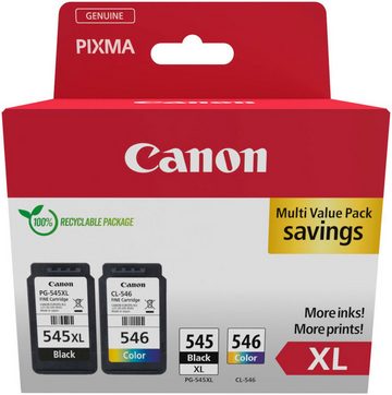 Canon PG-545XL/CL-546XL + Photo Value Pack Tintenpatrone (Packung, 2-tlg)