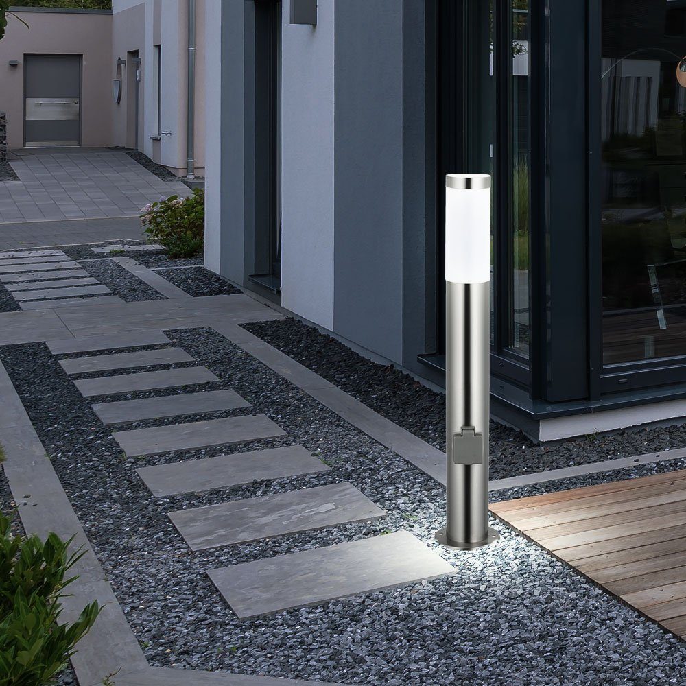 LED AußenStehlampe, Außen Steh Lampe Garten Beleuchtung