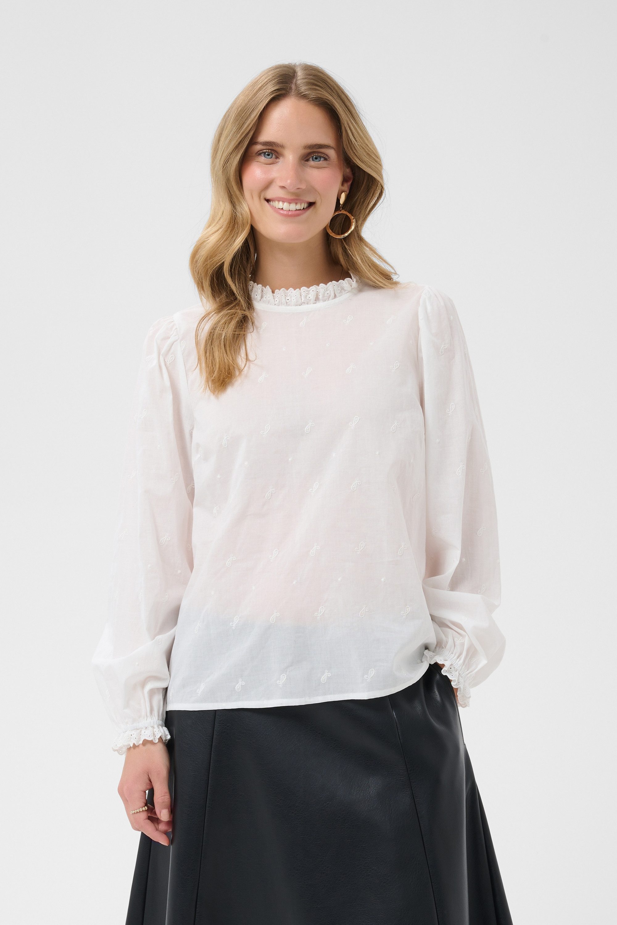Cream Kurzarmbluse Bluse kurzarm CRKalikah
