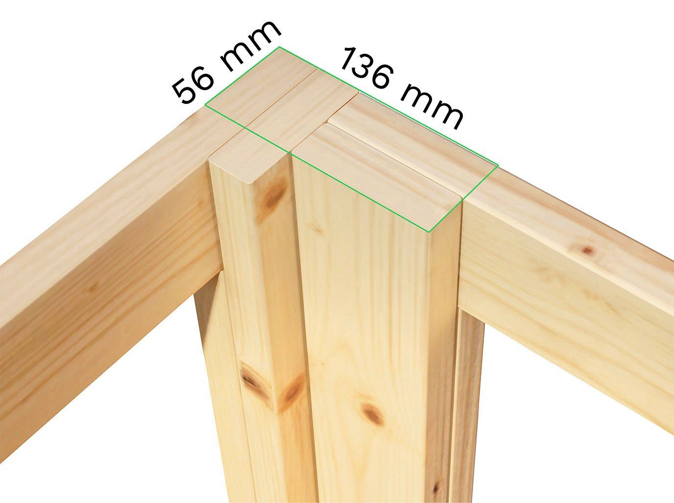 BERTILO Gartenhaus HPL 2, BxT: 345x236 cm