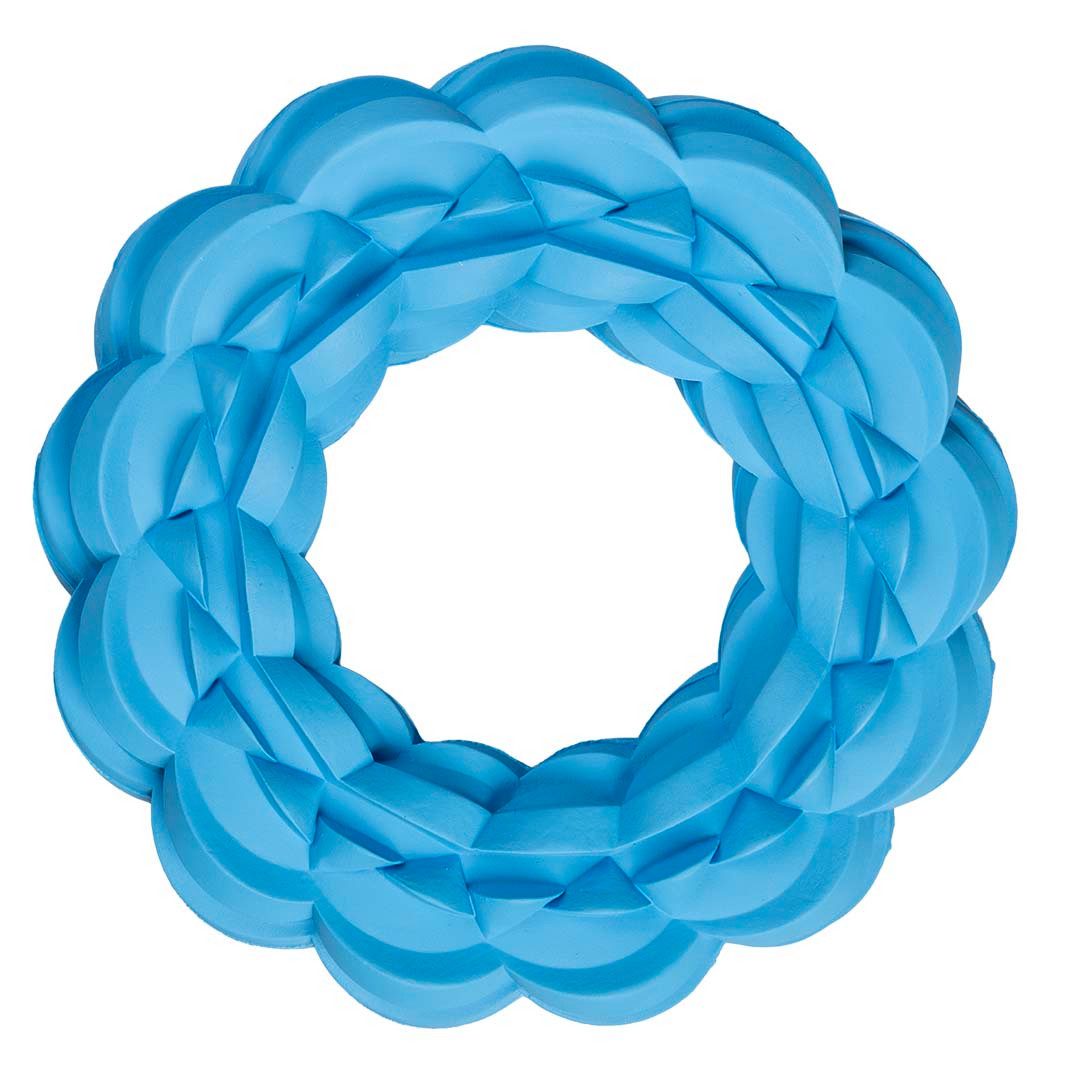 DUVO+ Tierball Duvoplus Kauspielzeug Griplay Ring - Blau