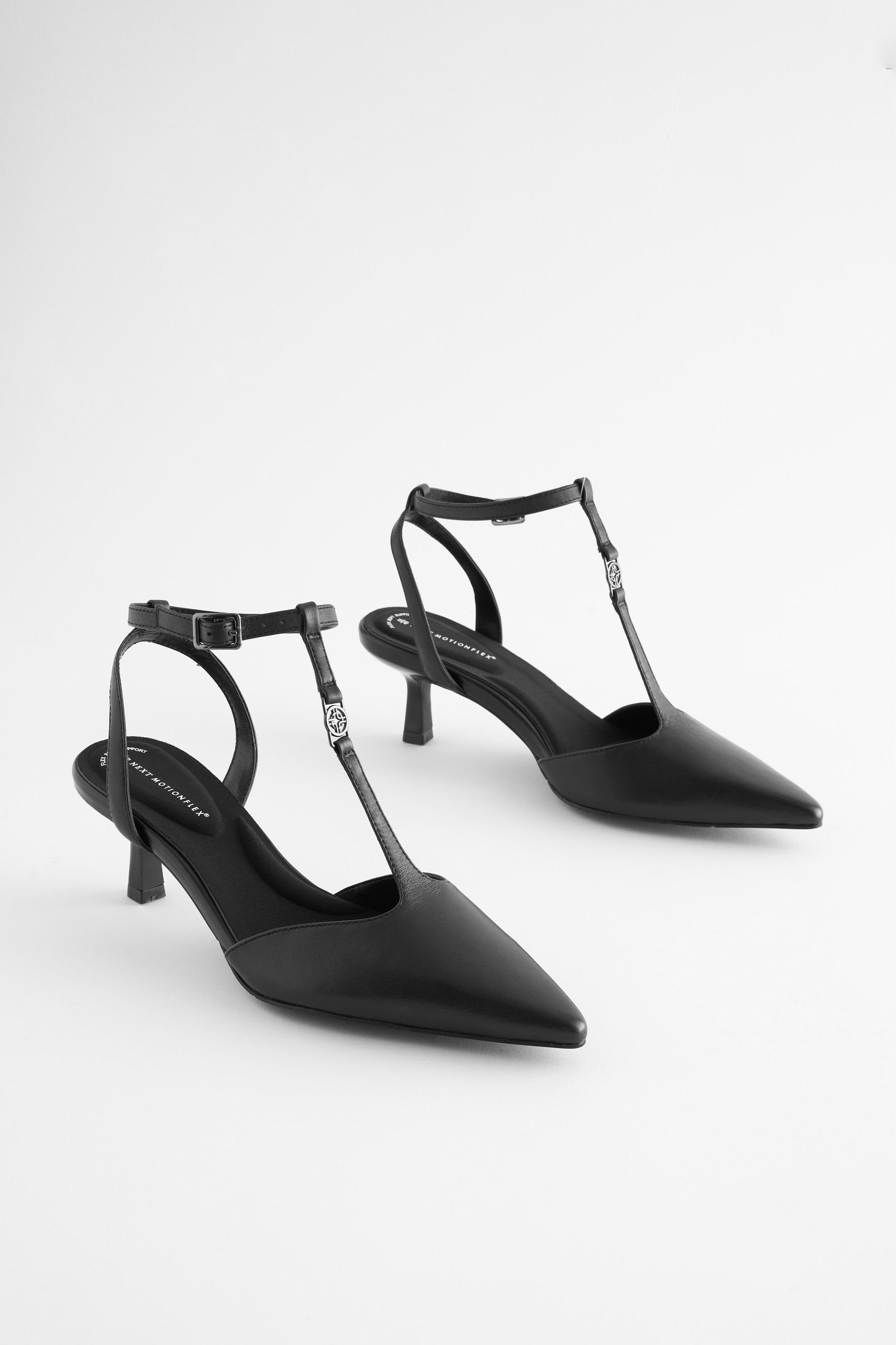 Next Forever Comfort® Kitten Heels, Pumps Black T-Steg Motionflex, (1-tlg)