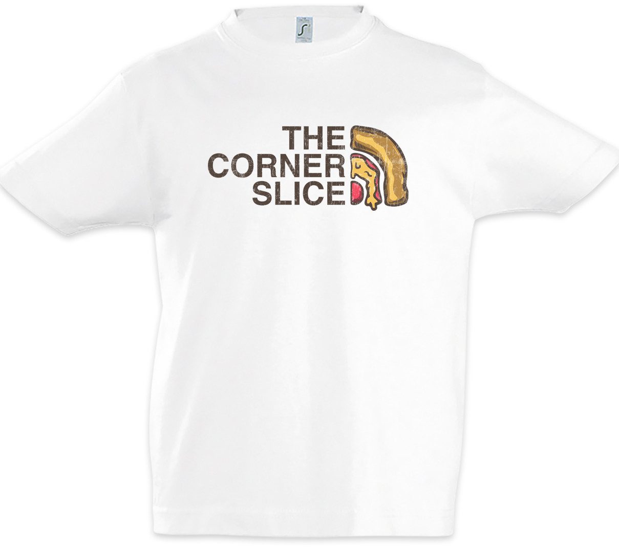 Print-Shirt The Corner Slice Kinder T-Shirt Pizza Maker Bäcker Hawaii Pizzeria