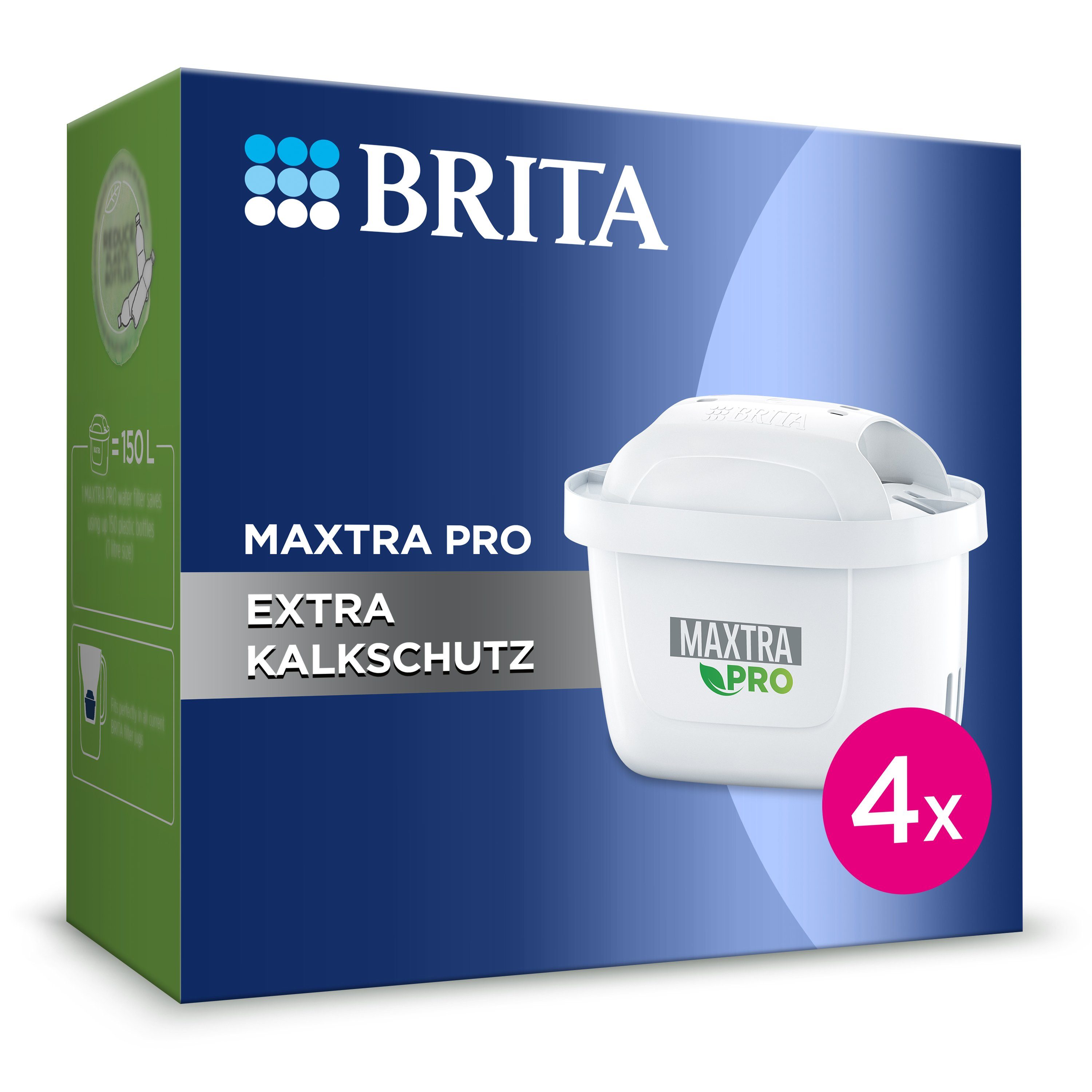 Wasserfilter MAXTRA PRO 4er Pack, Extra Kalkschutz